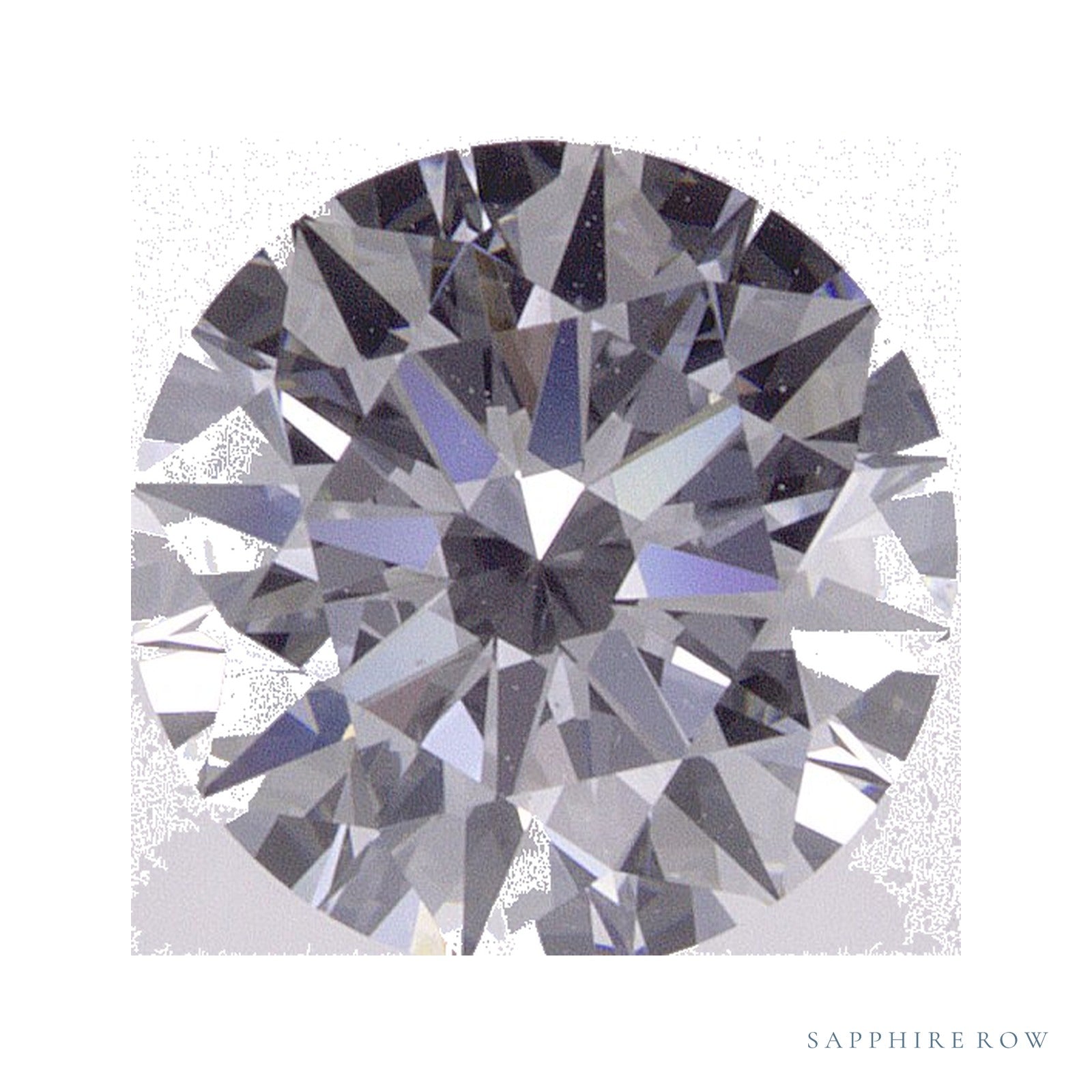 1.23 ct lab-grown diamond, round cut | Sapphire Row · cut4