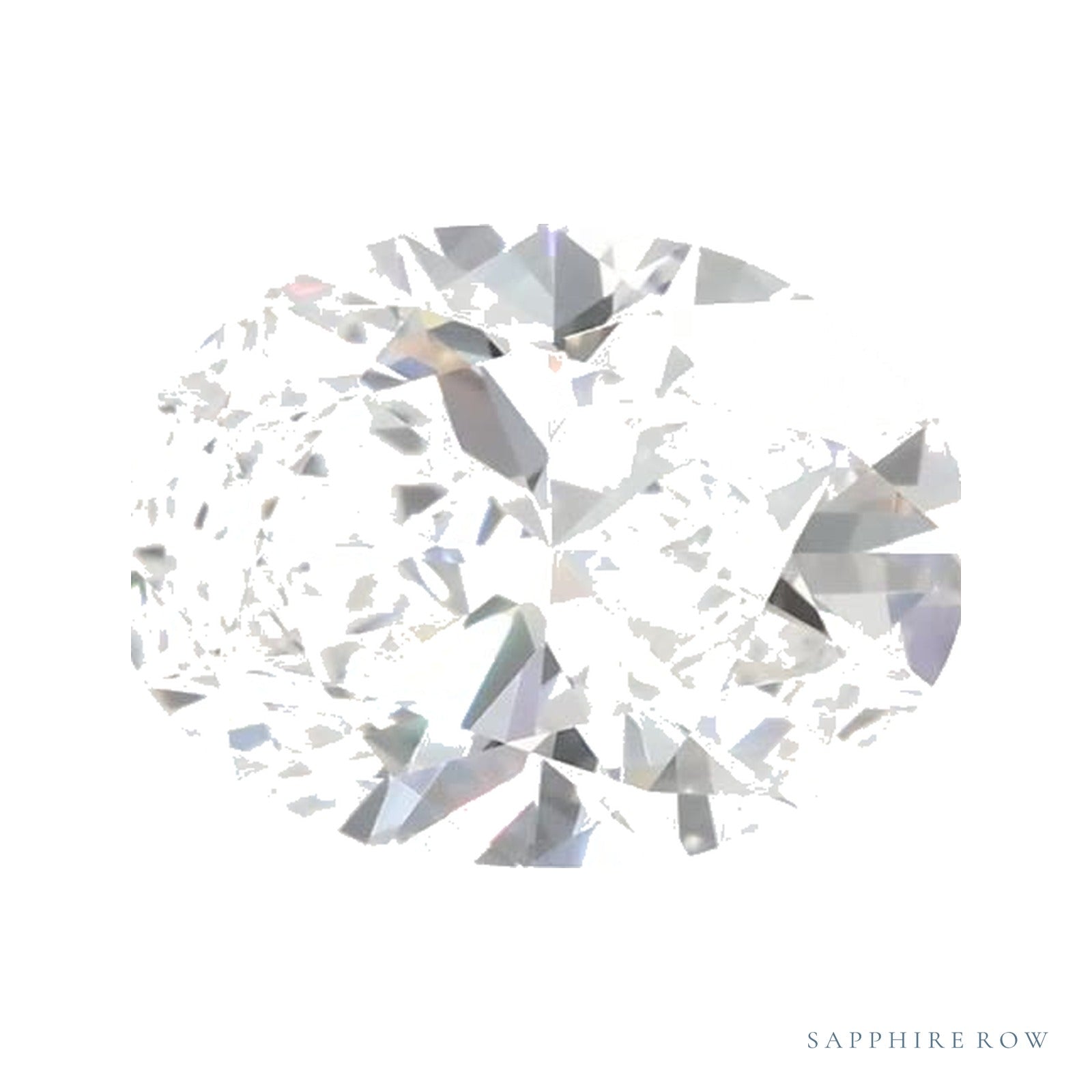 1.06 ct Lab-Grown Diamond – D VVS2 – Oval Cut – GCAL Certified — Sapphire Row · cut4