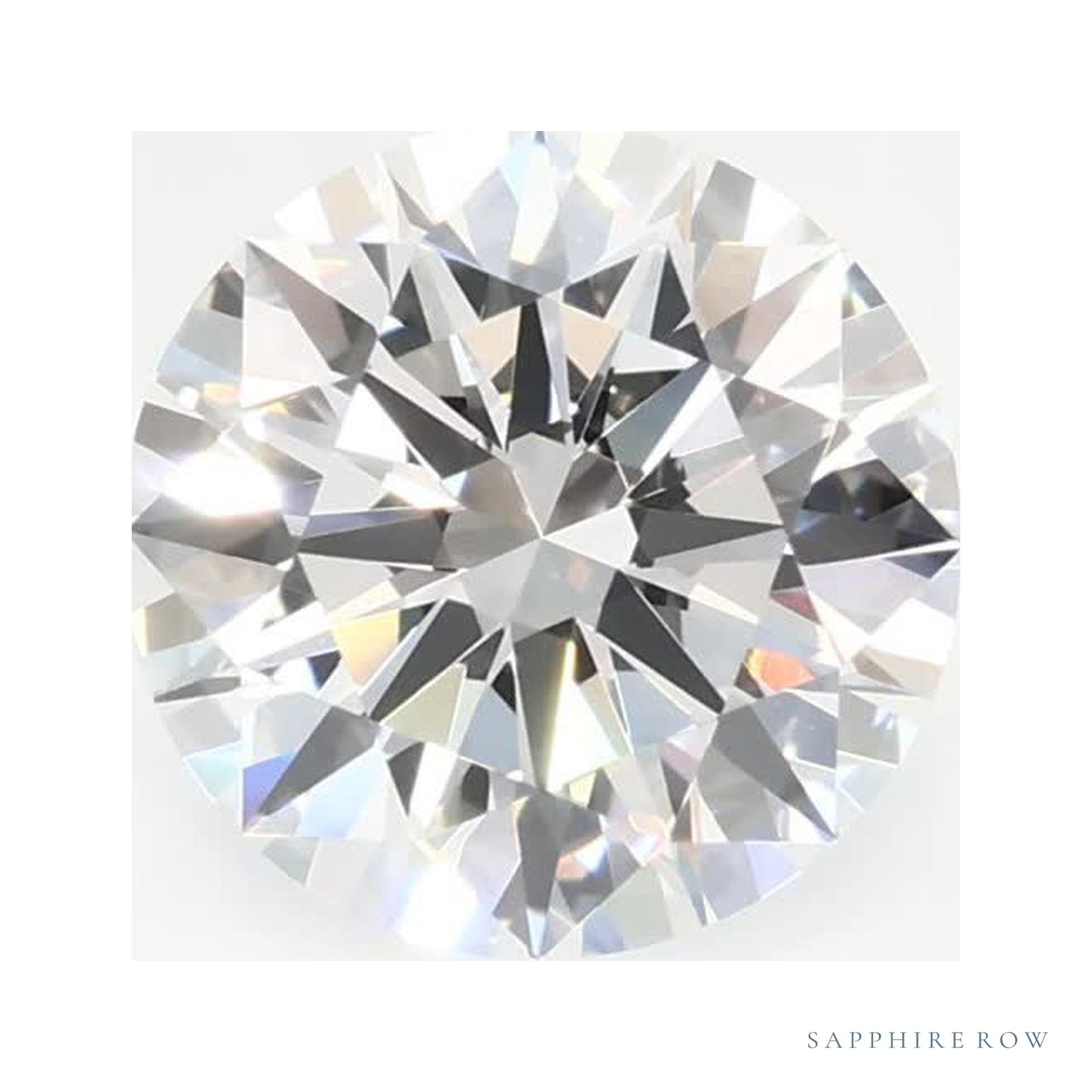 1.04 ct Lab-Grown Diamond – E VS1 – Round Cut – GCAL Certified — Sapphire Row · cut4