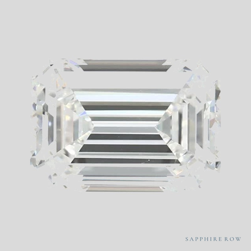 1.03 ct lab-grown diamond, emerald cut | Sapphire Row · cut4 · cut5