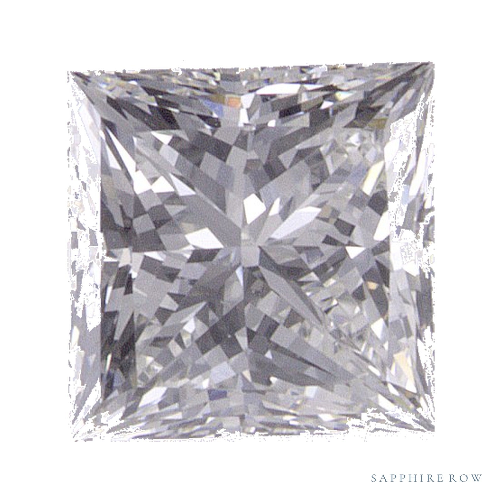 1.01 ct natural diamond, square cut | Sapphire Row · cut4