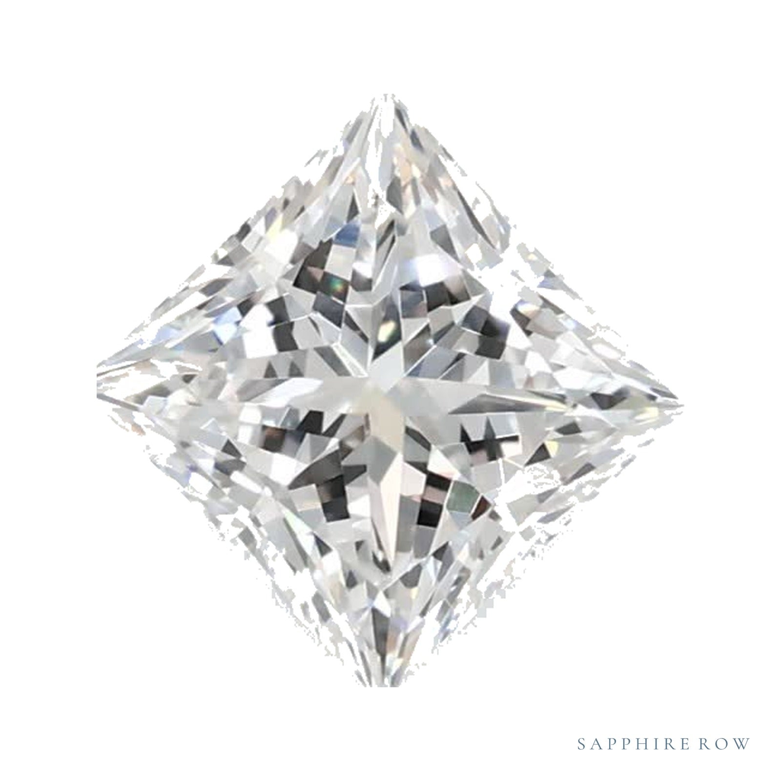 1.01 ct lab-grown diamond, square cut | Sapphire Row · cut4