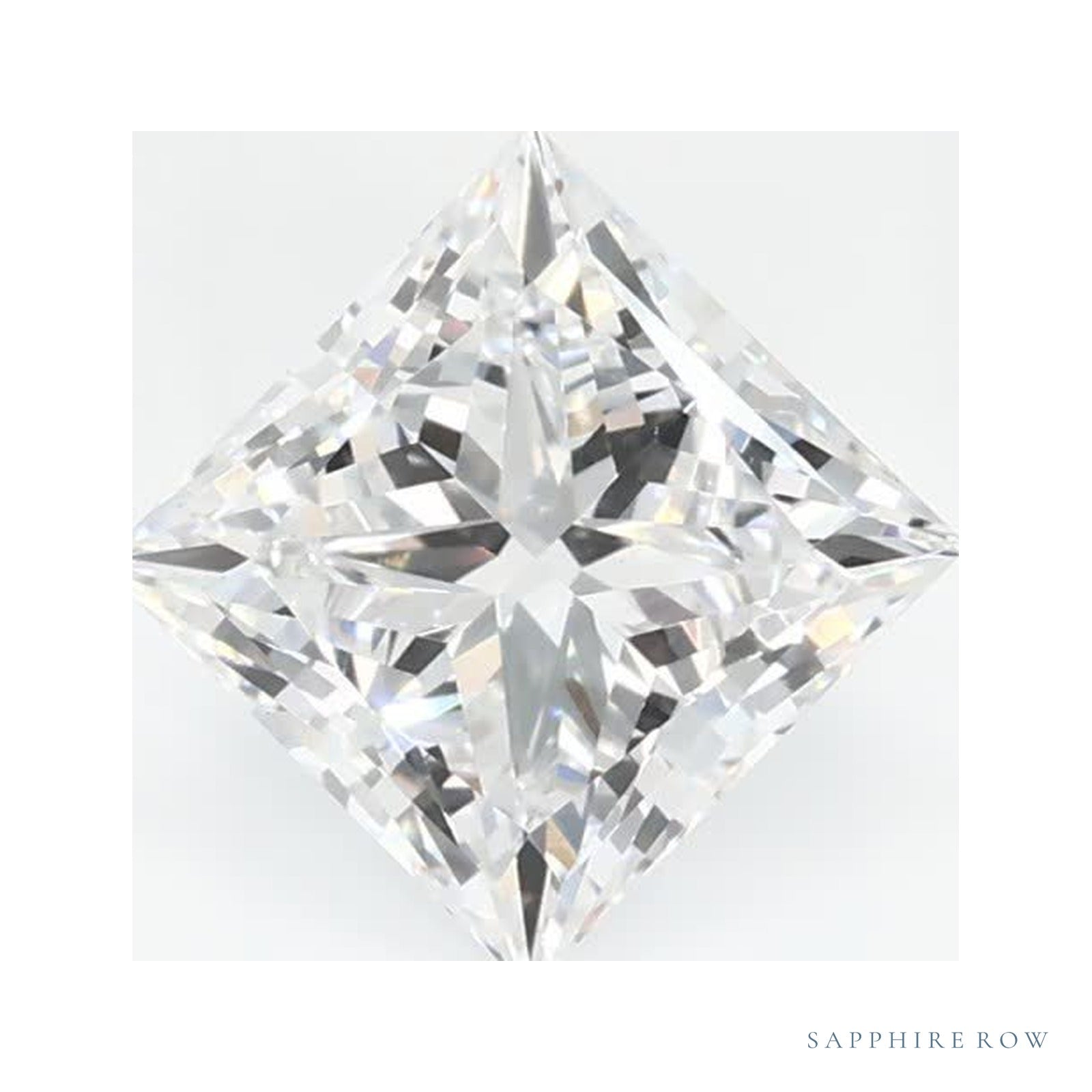 1.01 ct lab-grown diamond, square cut | Sapphire Row · cut4