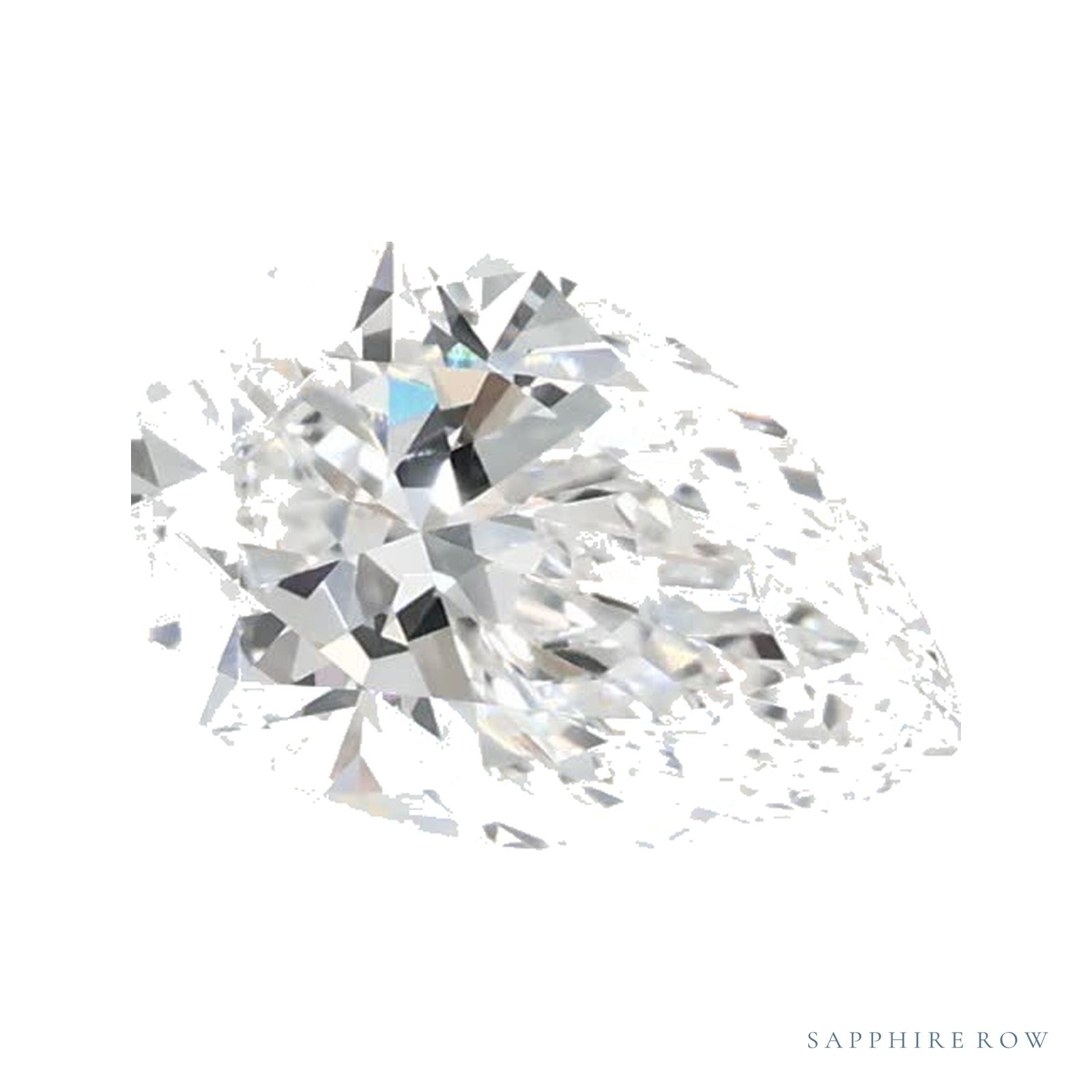 1.01 ct Lab-Grown Diamond – D VVS2 – Pear Cut – GCAL Certified — Sapphire Row · cut4