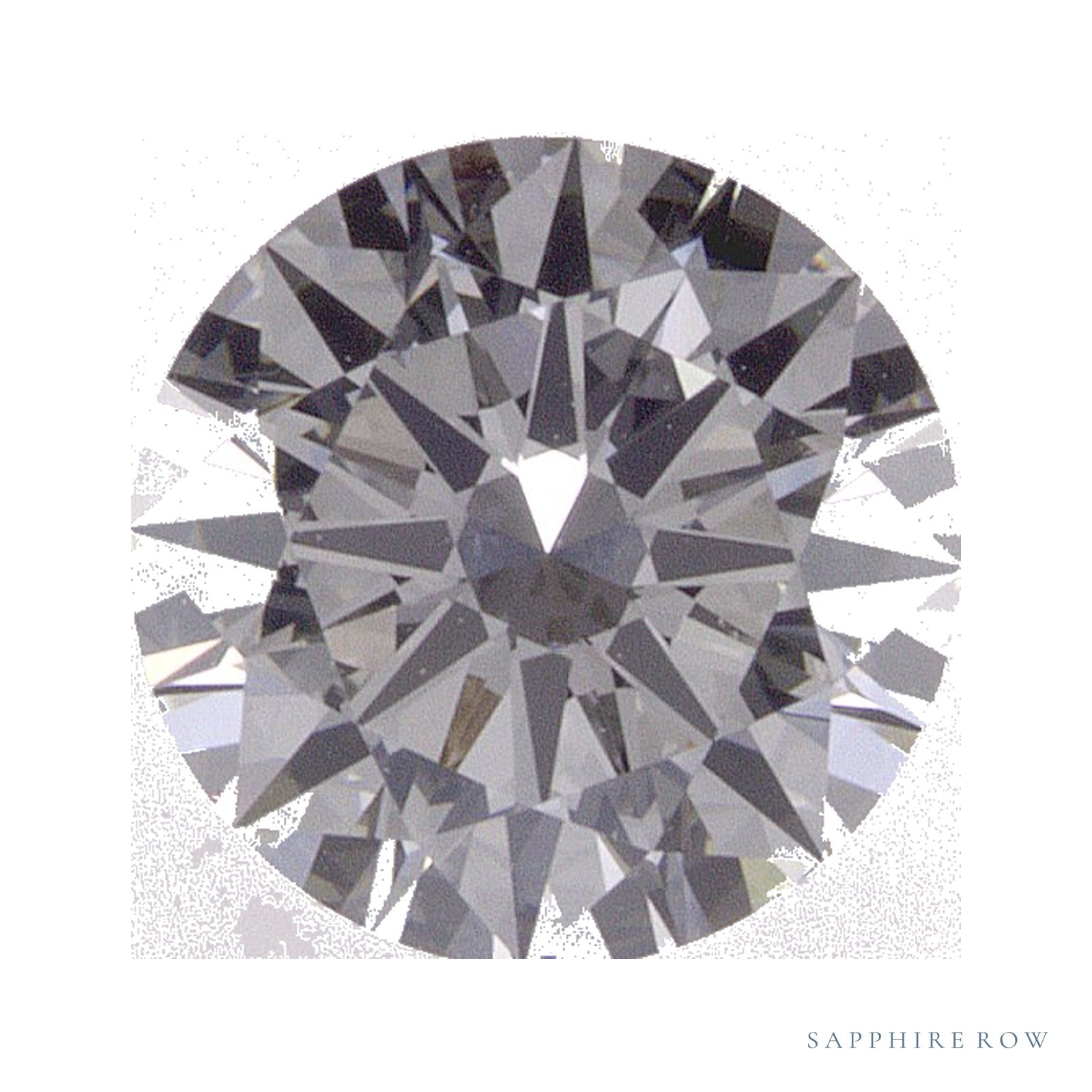 1.00 ct natural diamond, round cut | Sapphire Row · cut4
