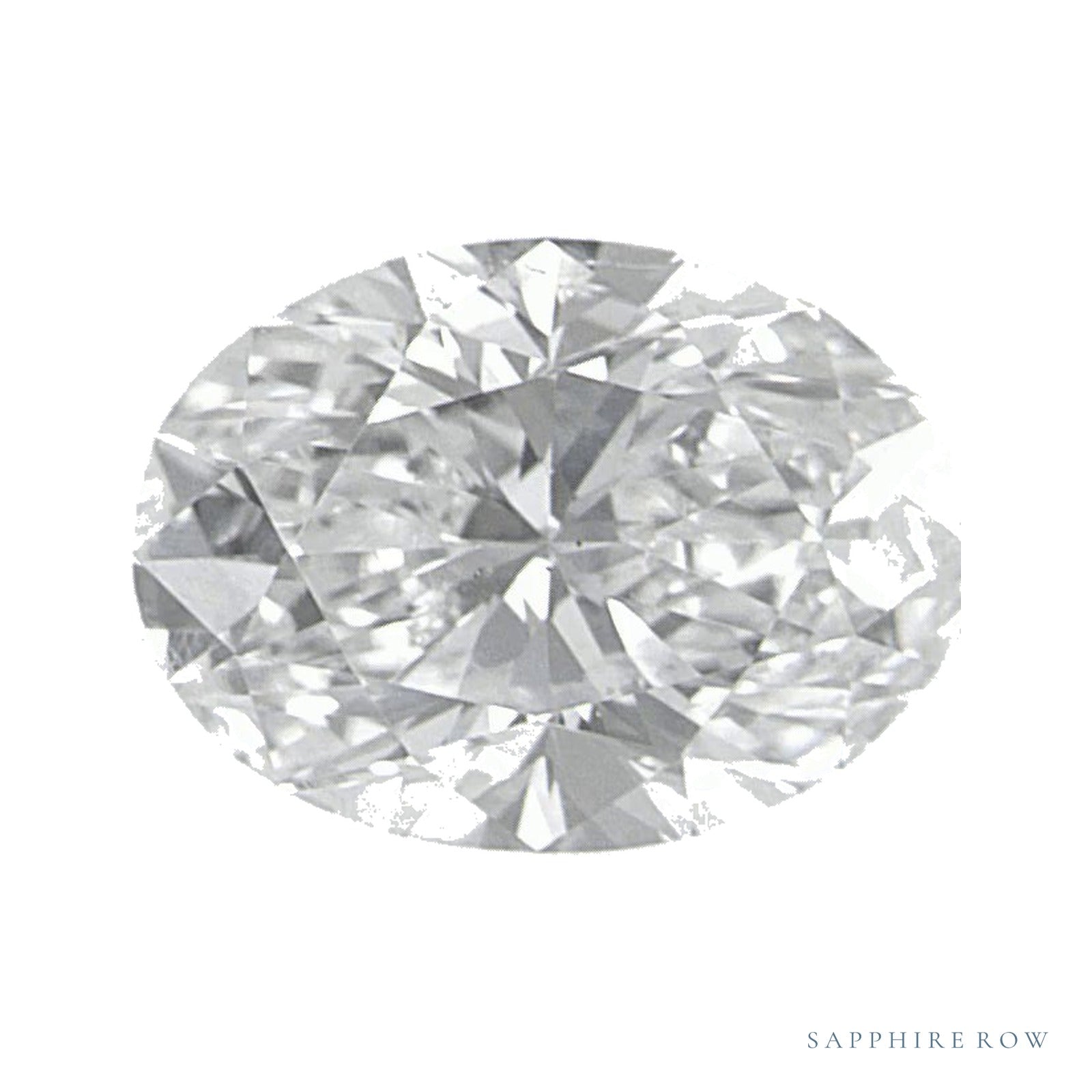 1.00 ct natural diamond, oval cut | Sapphire Row · cut4