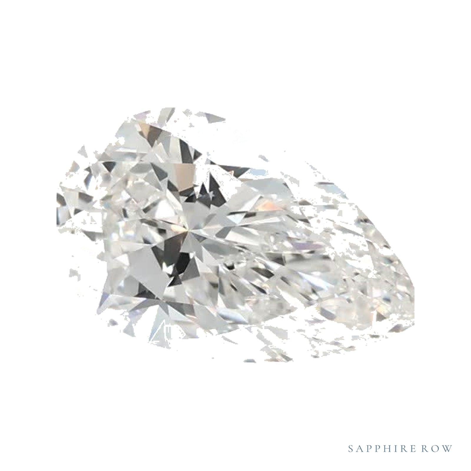 1.00 ct Lab-Grown Diamond – F VS1 – Pear Cut – GCAL Certified — Sapphire Row · cut4