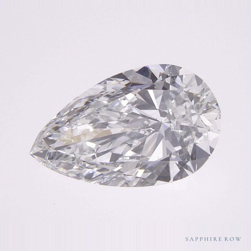 0.90 ct natural diamond, pear cut | Sapphire Row · cut7