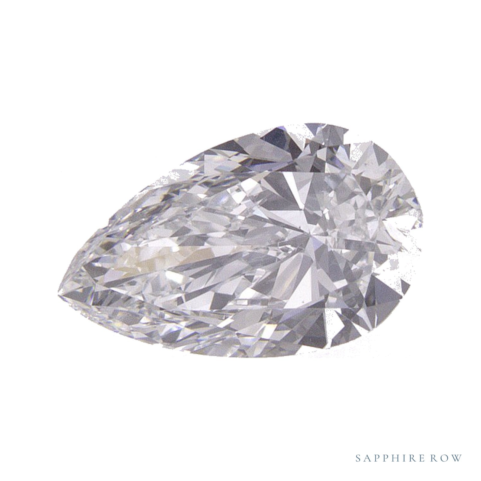 0.90 ct natural diamond, pear cut | Sapphire Row · cut4