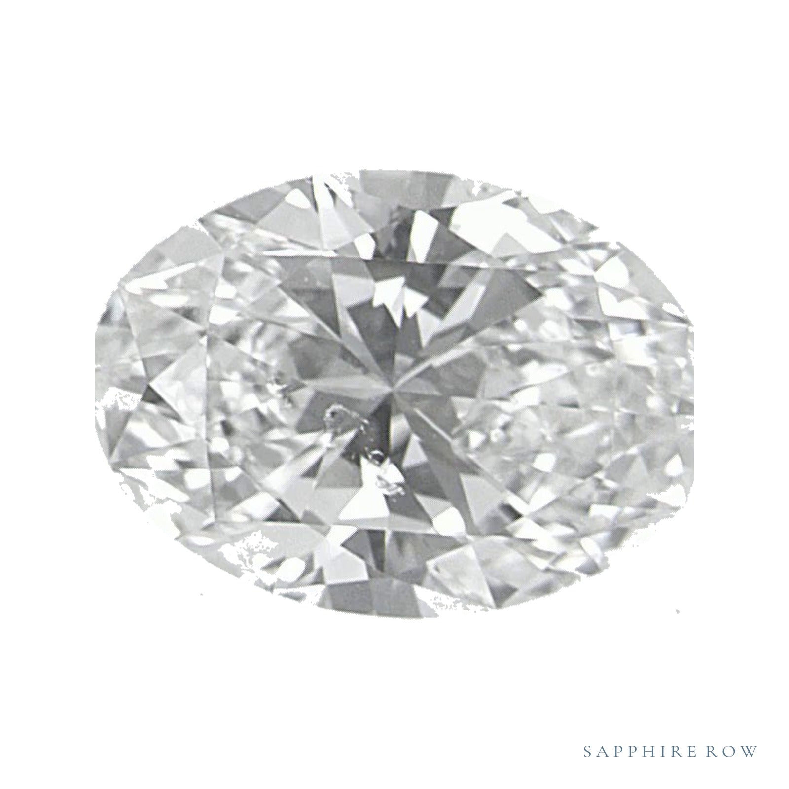 0.90 ct natural diamond, oval cut | Sapphire Row · cut4