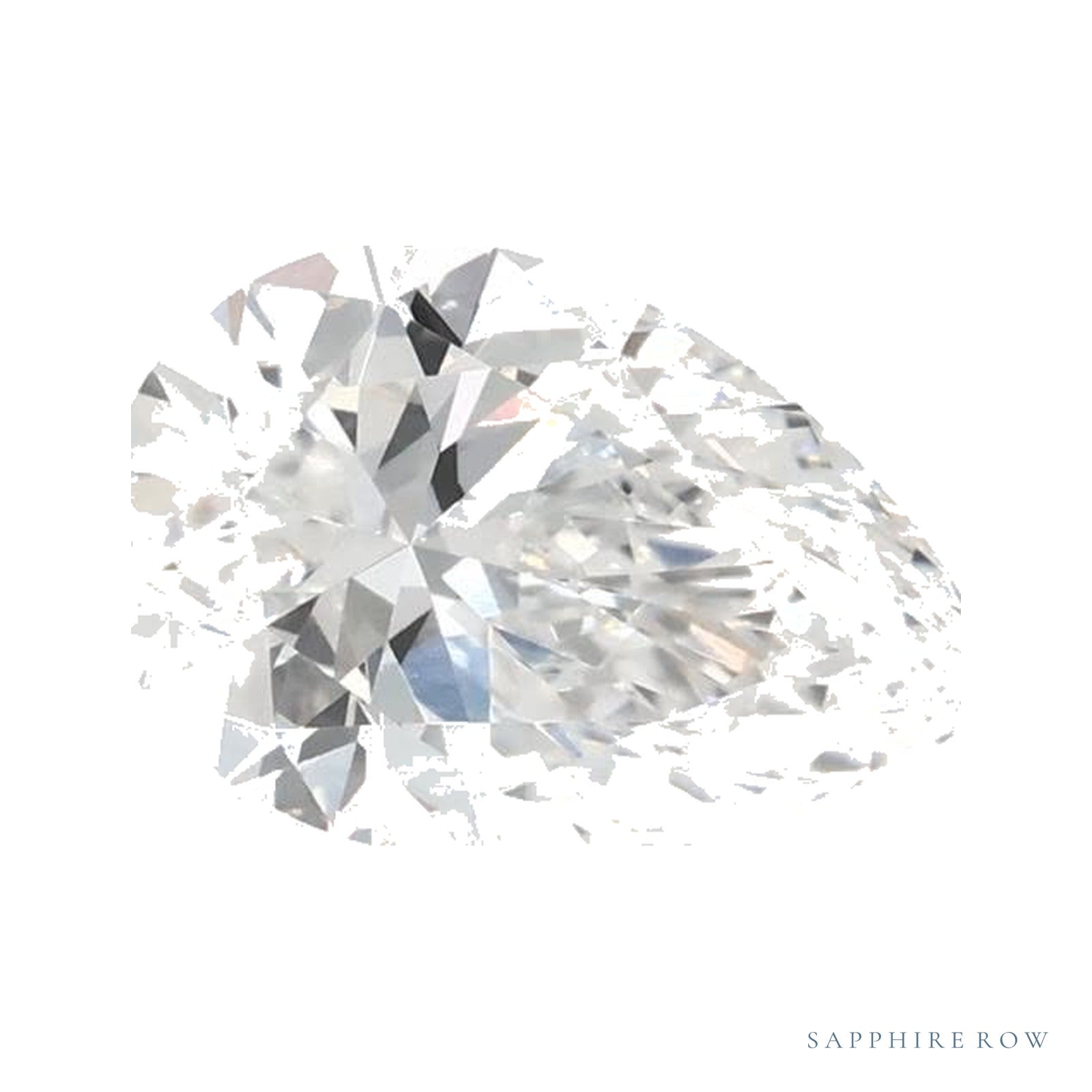 0.94 ct lab-grown diamond, pear cut | Sapphire Row · cut4