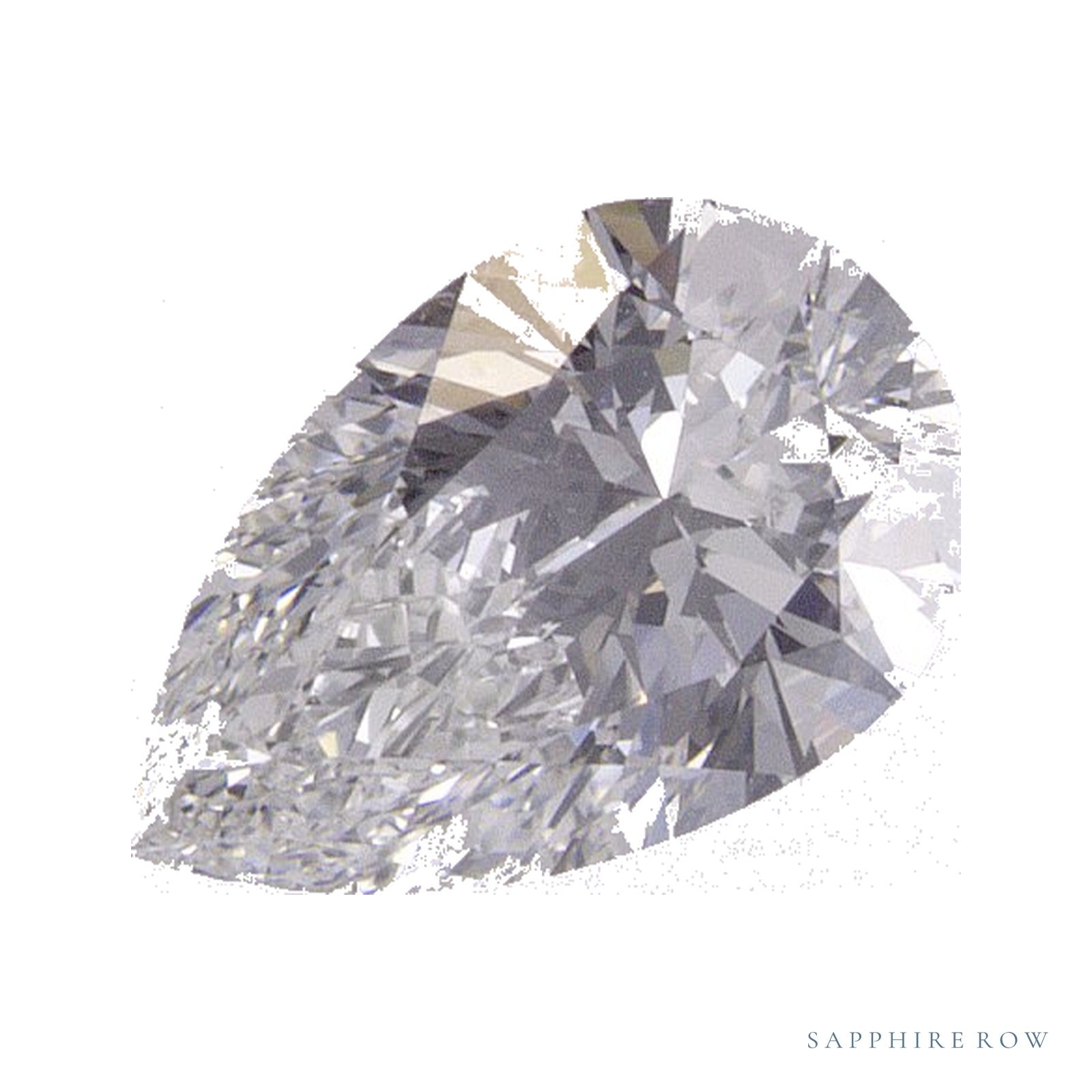 0.90 ct natural diamond, pear cut | Sapphire Row · cut4