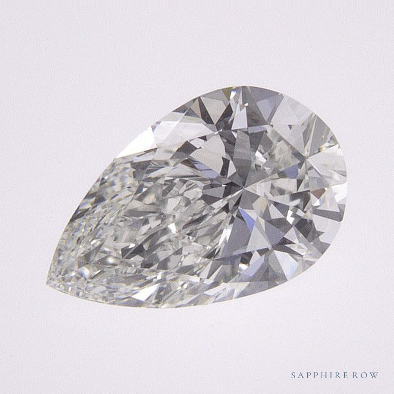 0.90 ct natural diamond, pear cut | Sapphire Row · cut7