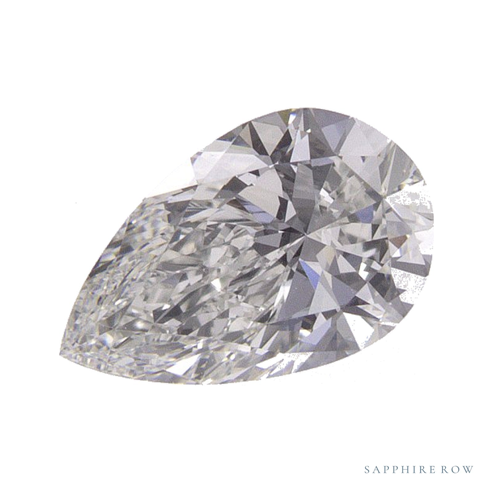 0.90 ct natural diamond, pear cut | Sapphire Row · cut4