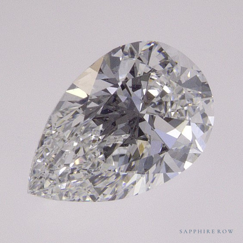 0.90 ct natural diamond, pear cut | Sapphire Row · cut7