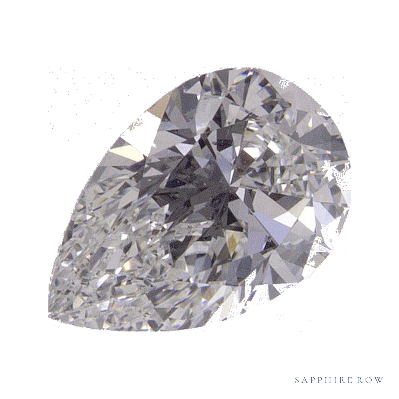 0.90 ct natural diamond, pear cut | Sapphire Row · cut4