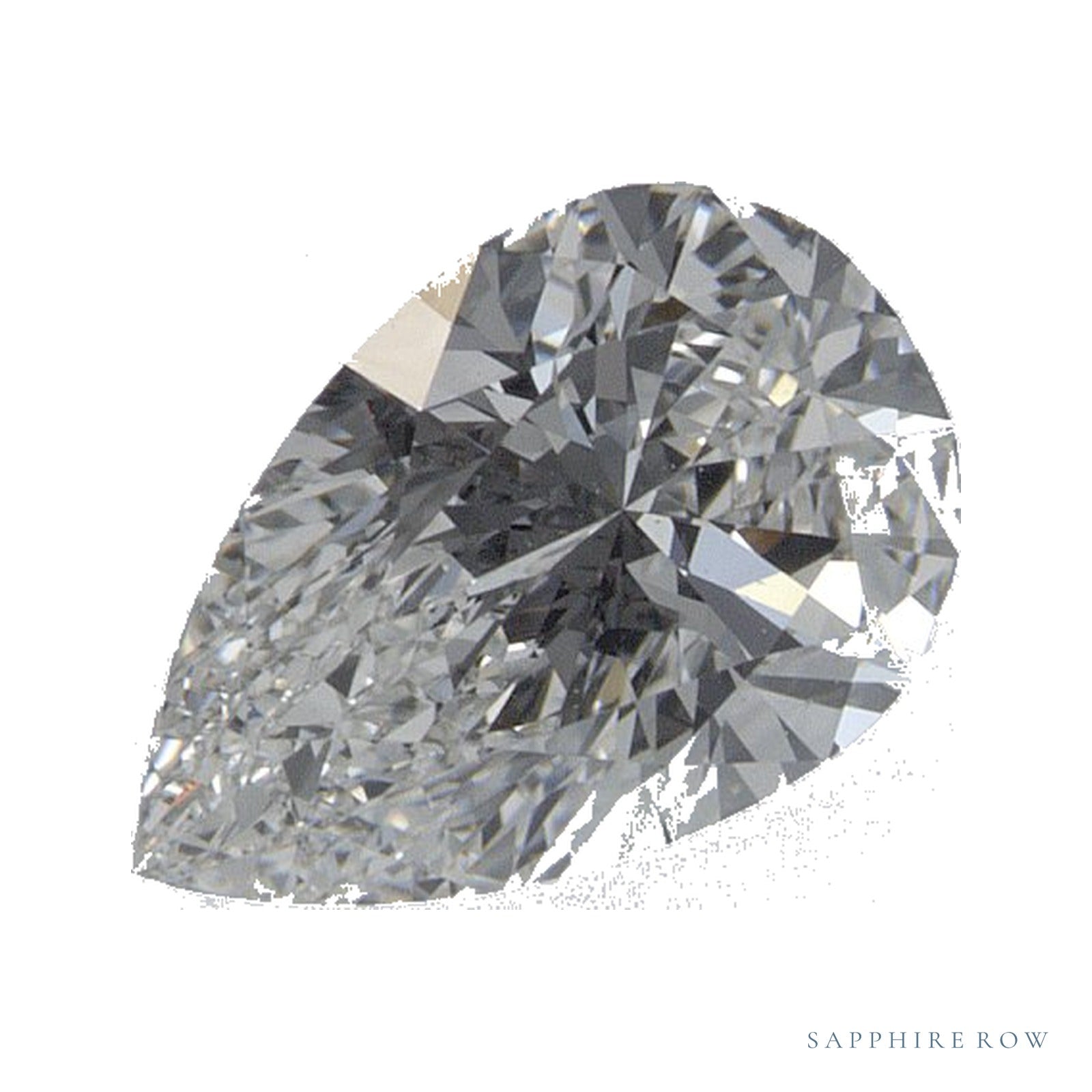 0.90 ct natural diamond, pear cut | Sapphire Row · cut4