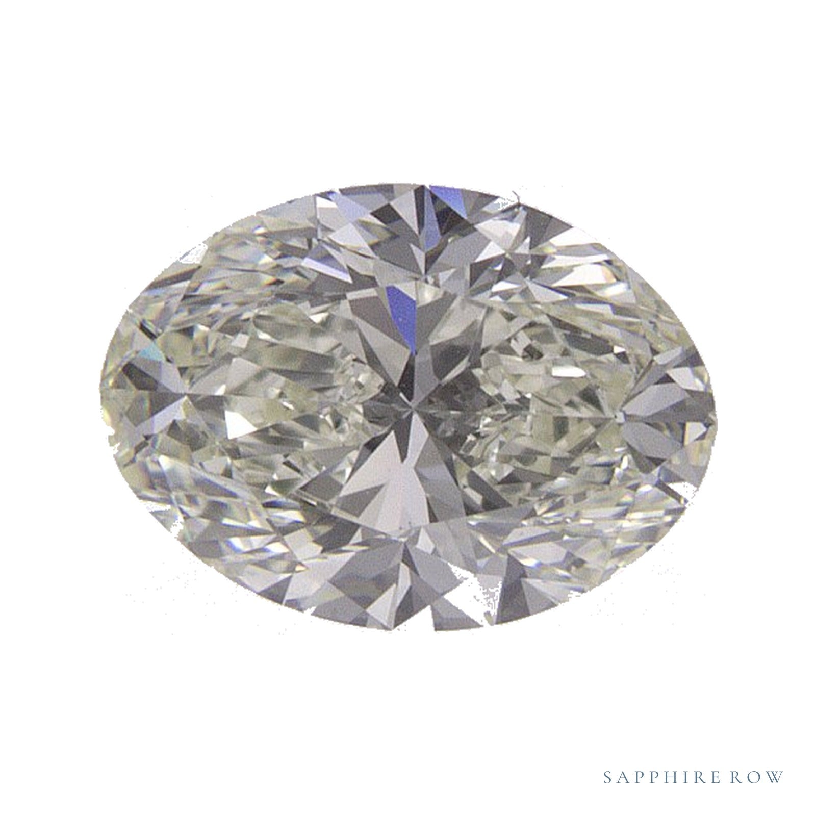 0.90 ct Natural Diamond – I VS2 – Oval Cut – EGL USA Certified — Sapphire Row · cut4
