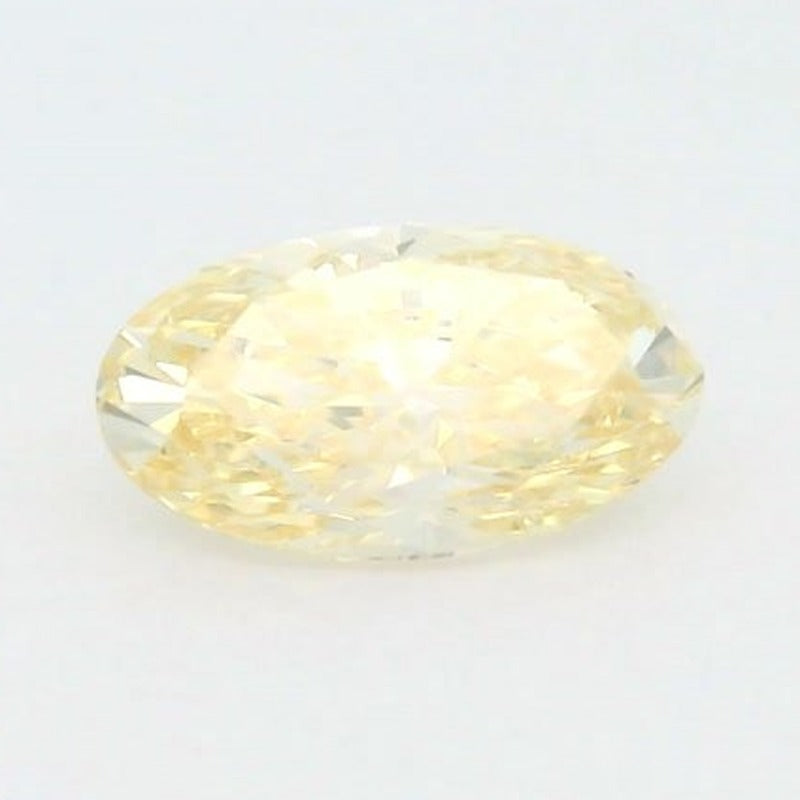 0.78 ct lab-grown fancy intense yellow diamond, oval cut | Sapphire Row · cut7