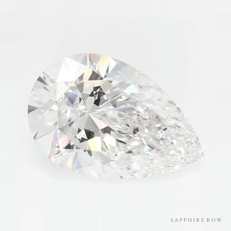 0.74 ct lab-grown diamond, pear cut | Sapphire Row · cut7