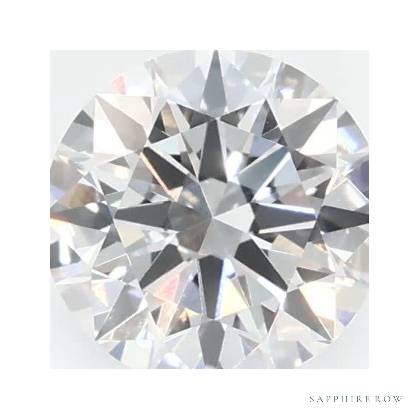 0.73 ct lab-grown diamond, round cut | Sapphire Row · cut4