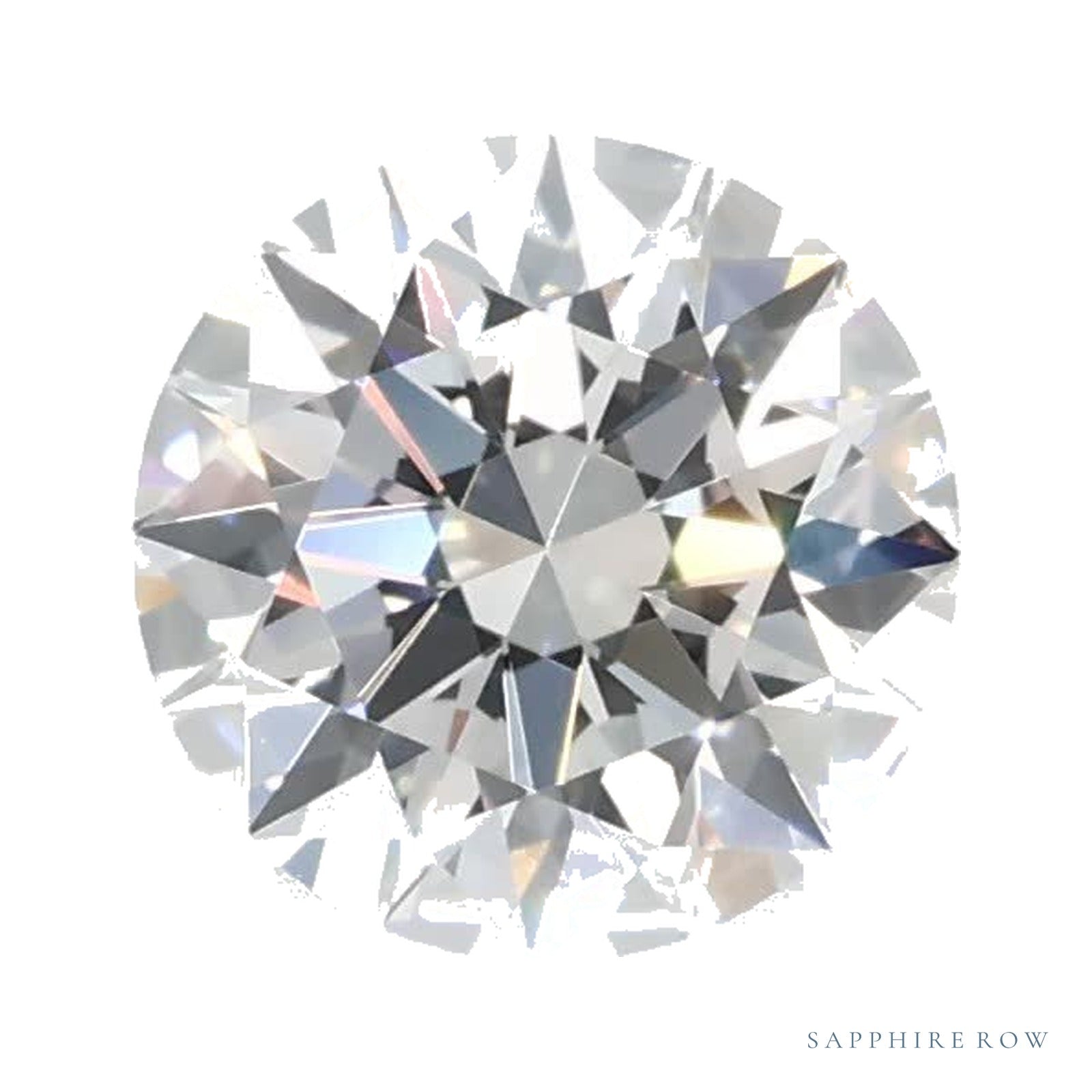 0.72 ct lab-grown diamond, round cut | Sapphire Row · cut4