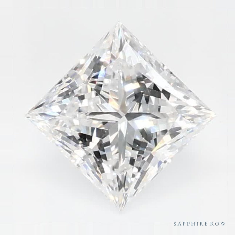 0.71 ct lab-grown diamond, square cut | Sapphire Row · cut7