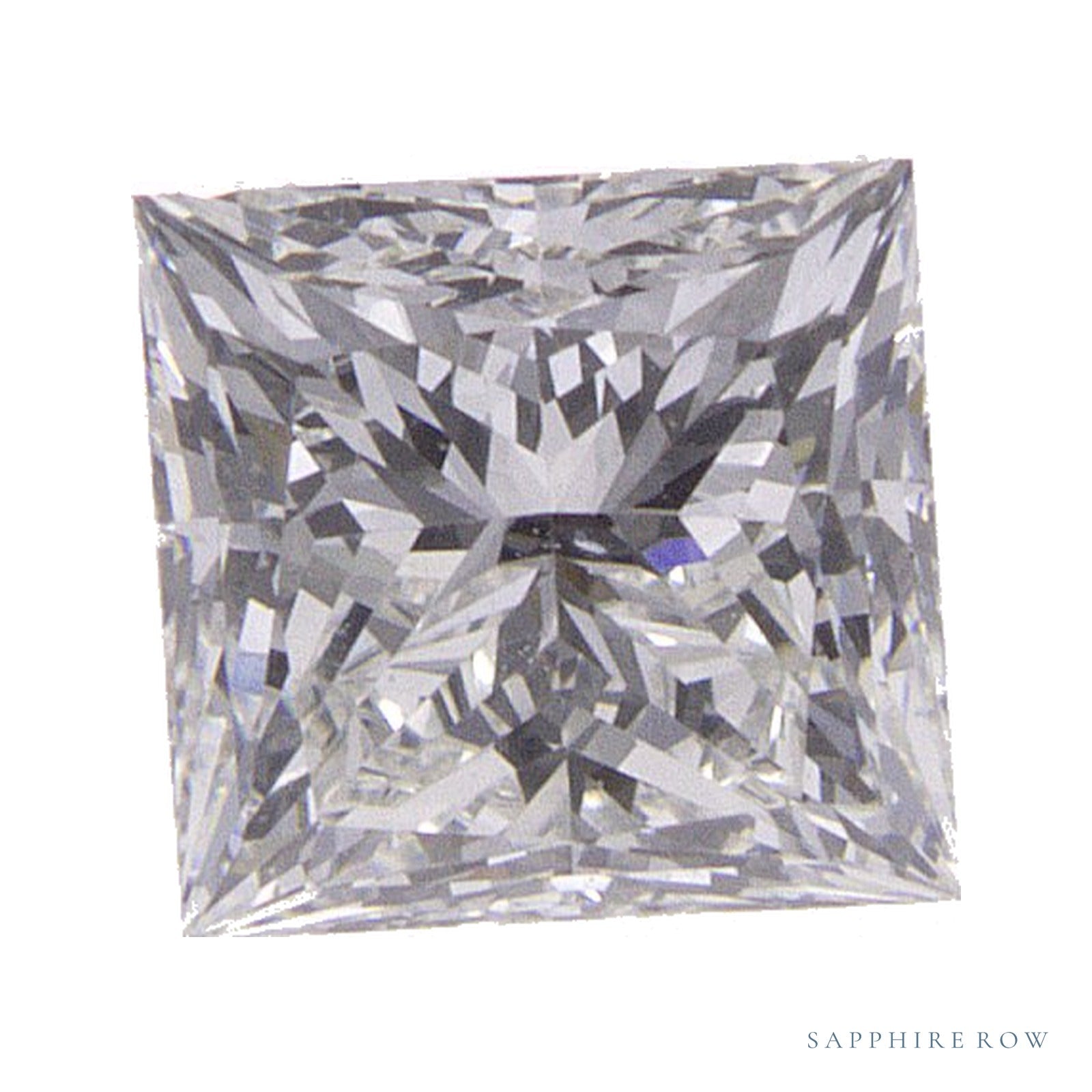 0.70 ct natural diamond, square cut | Sapphire Row · cut4