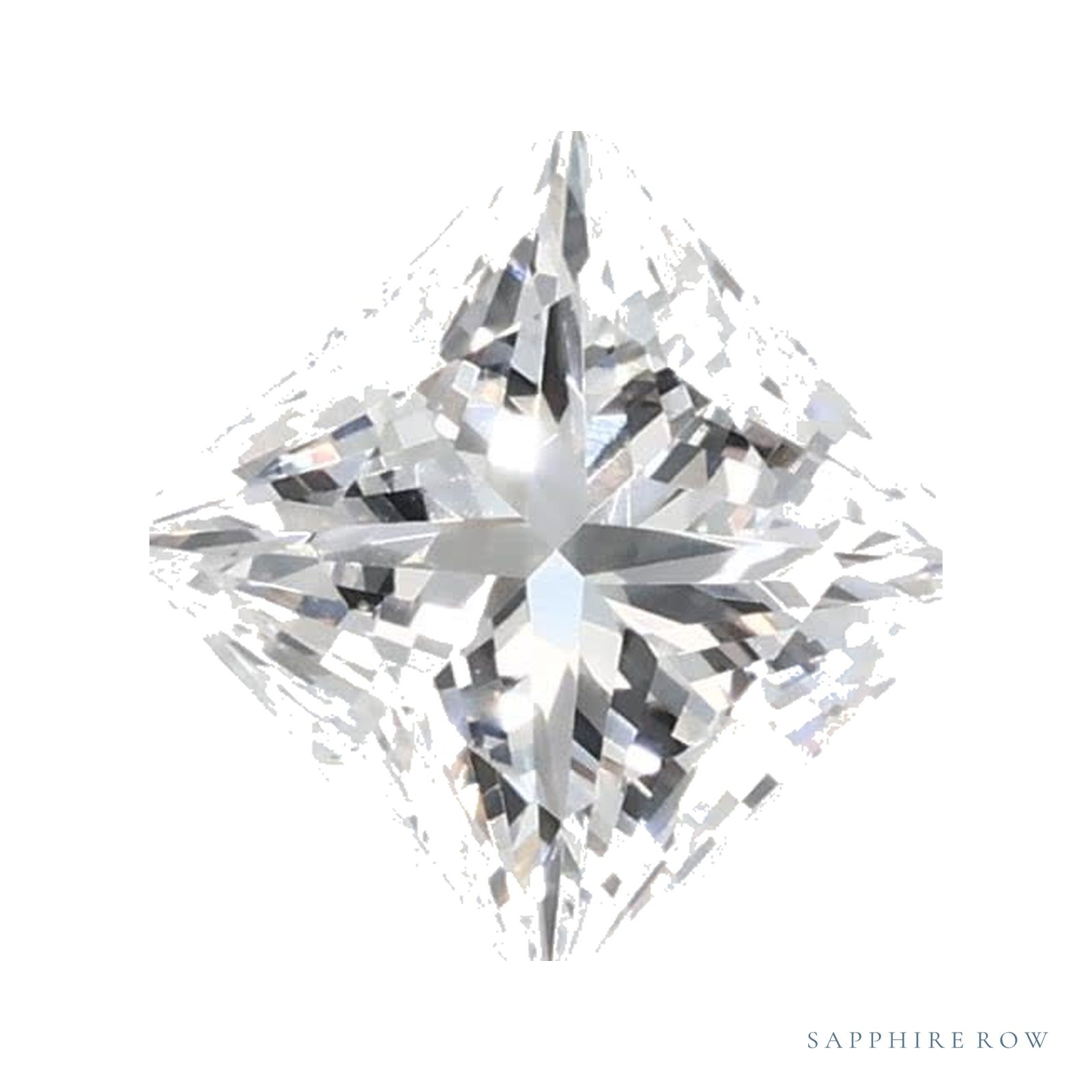 0.70 ct lab-grown diamond, square cut | Sapphire Row · cut4