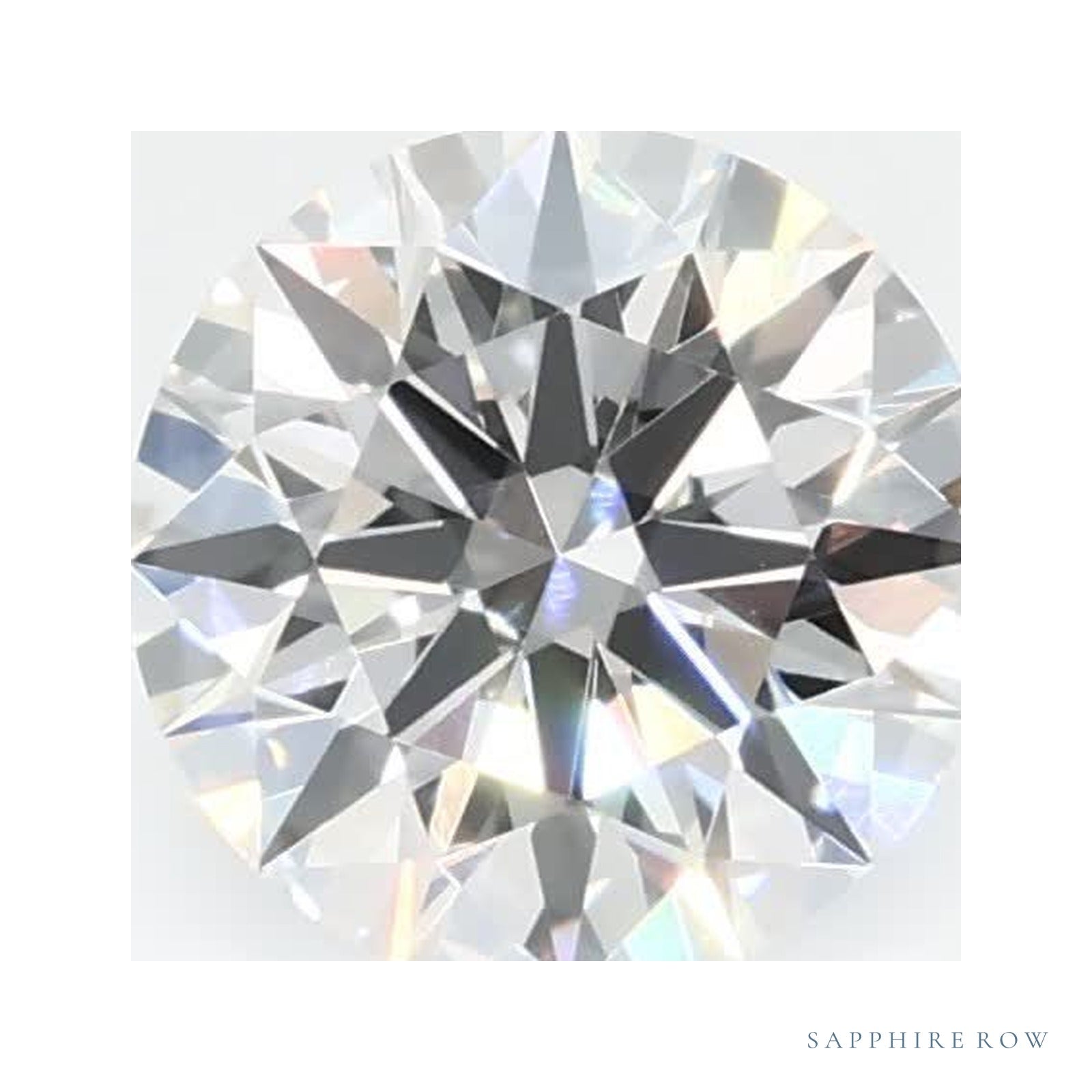 0.70 ct lab-grown diamond, round cut | Sapphire Row · cut4