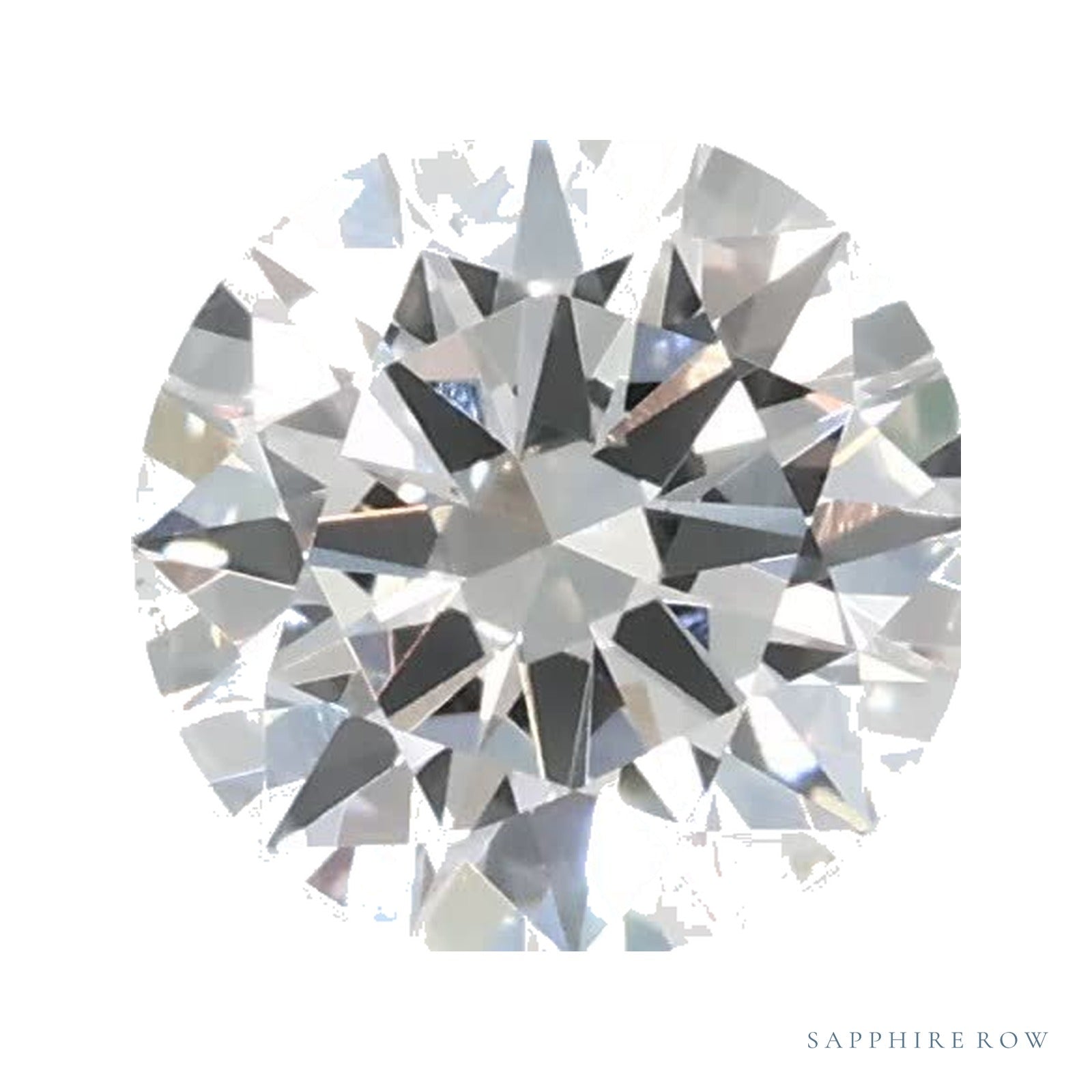 0.70 ct lab-grown diamond, round cut | Sapphire Row · cut4