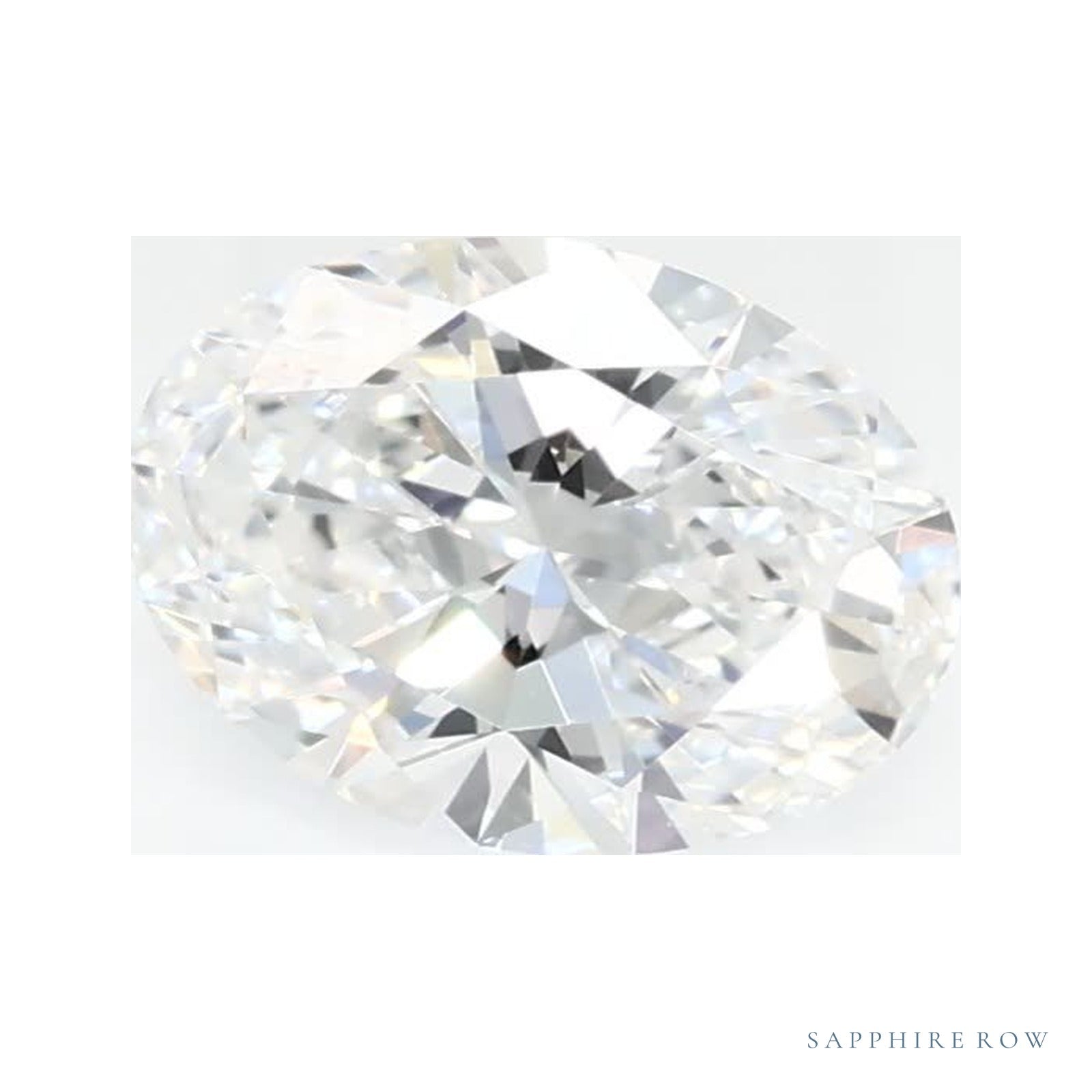 0.65 ct lab-grown diamond, oval cut | Sapphire Row · cut4