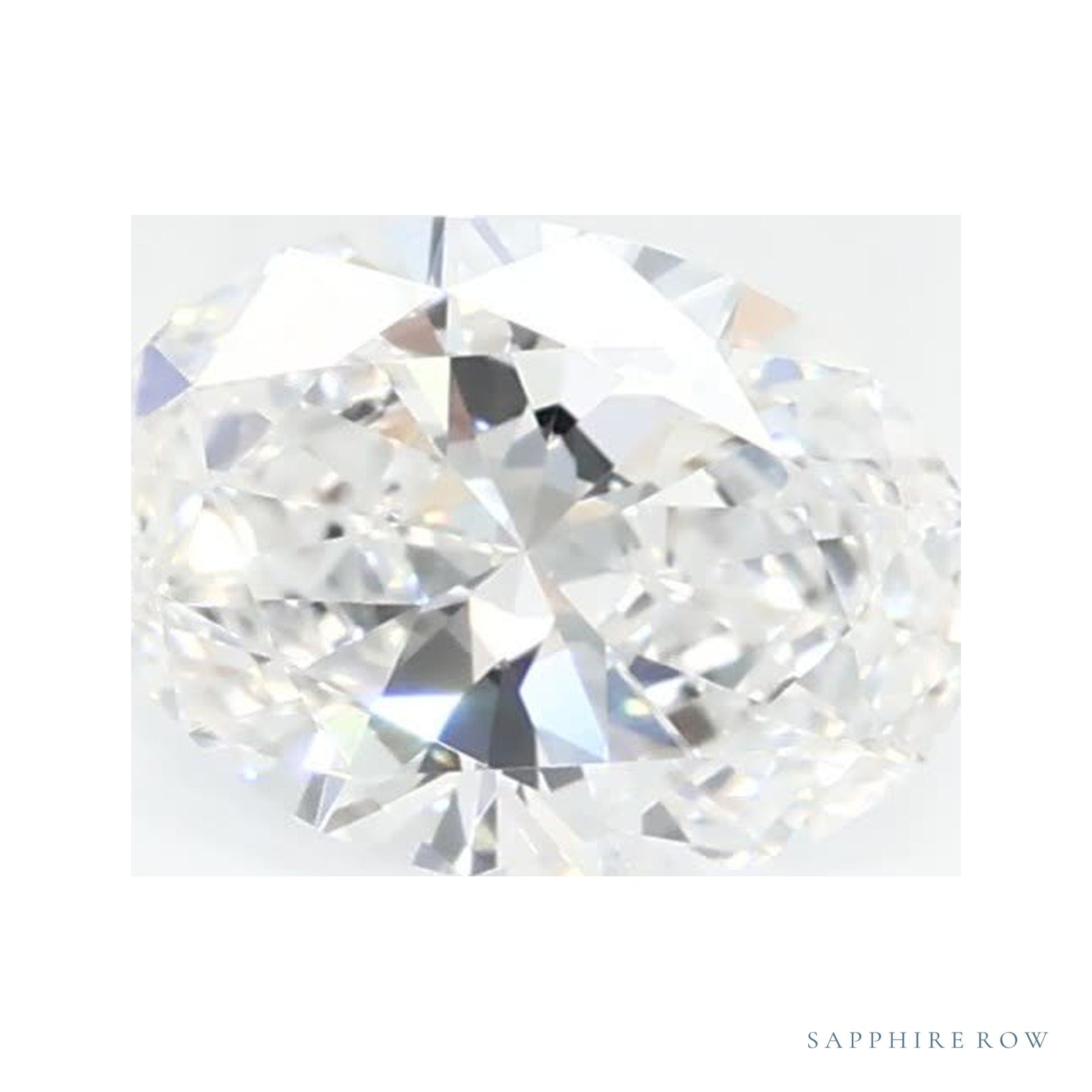 0.65 ct lab-grown diamond, oval cut | Sapphire Row · cut4