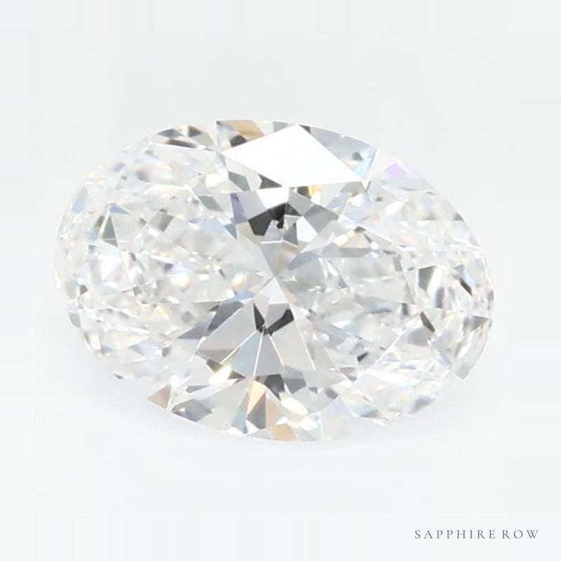 0.65 ct lab-grown diamond, oval cut | Sapphire Row · cut7