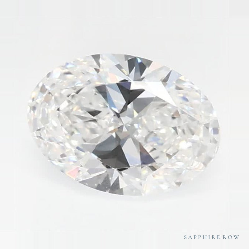 0.65 ct lab-grown diamond, oval cut | Sapphire Row · cut7