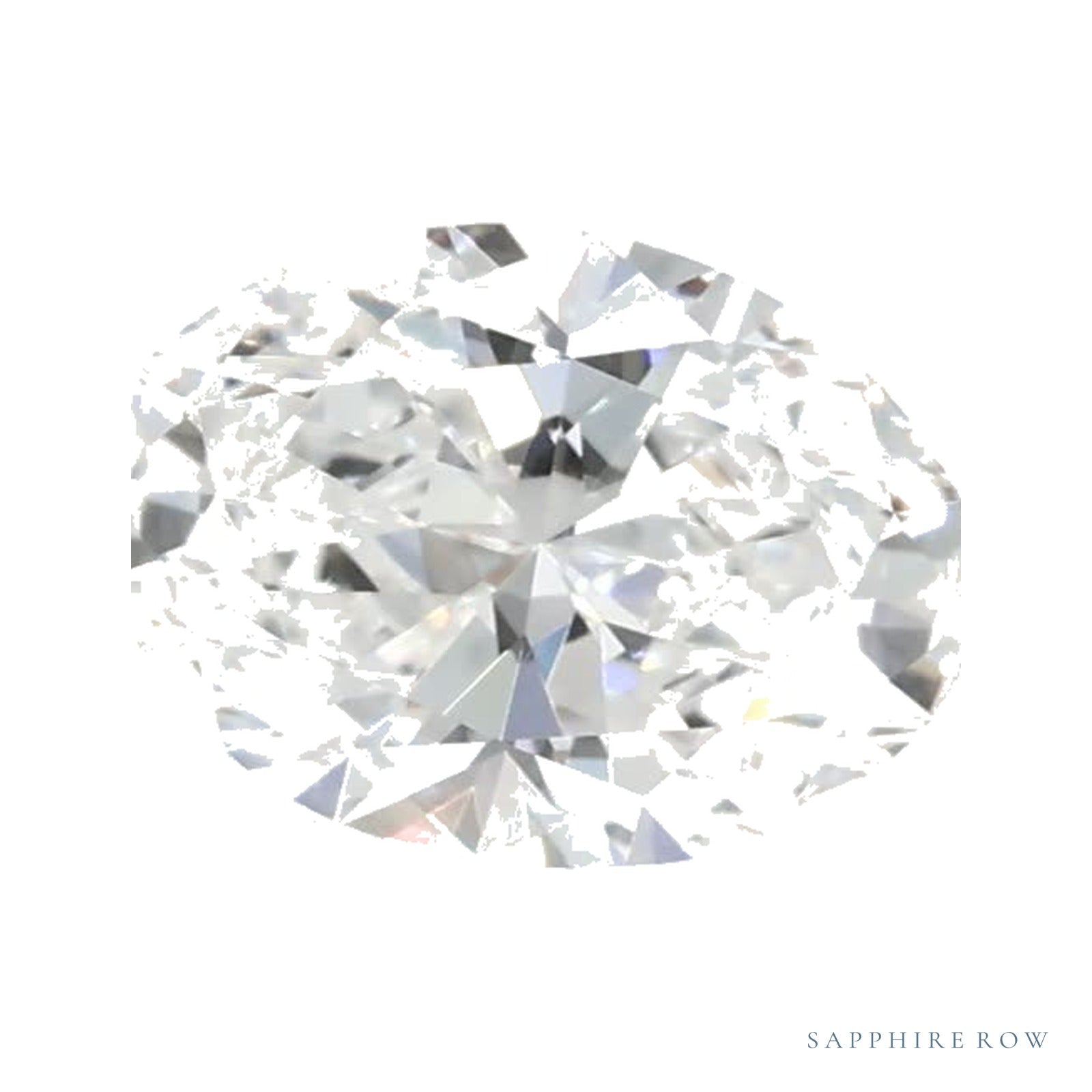0.64 ct Lab-Grown Diamond – E VS1 – Oval Cut – GCAL Certified — Sapphire Row · cut4