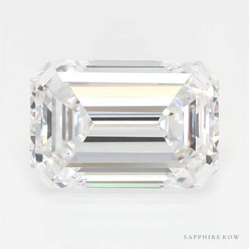 0.62 ct lab-grown diamond, emerald cut | Sapphire Row · cut7