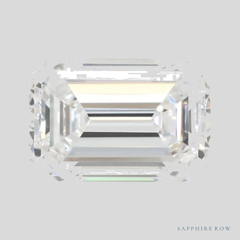 0.62 ct lab-grown diamond, emerald cut | Sapphire Row · cut4 · cut5