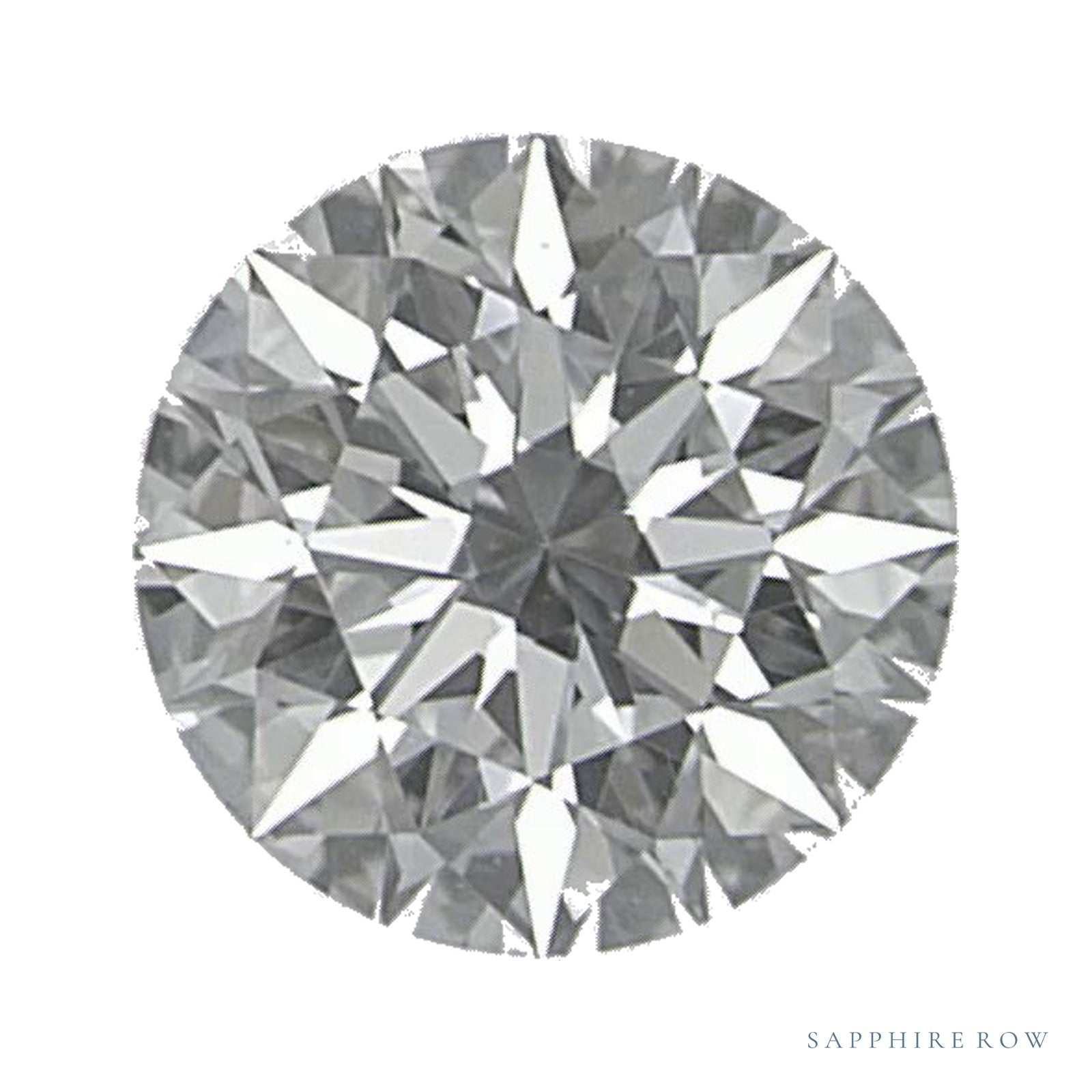 0.61 ct natural diamond, round cut | Sapphire Row · cut4