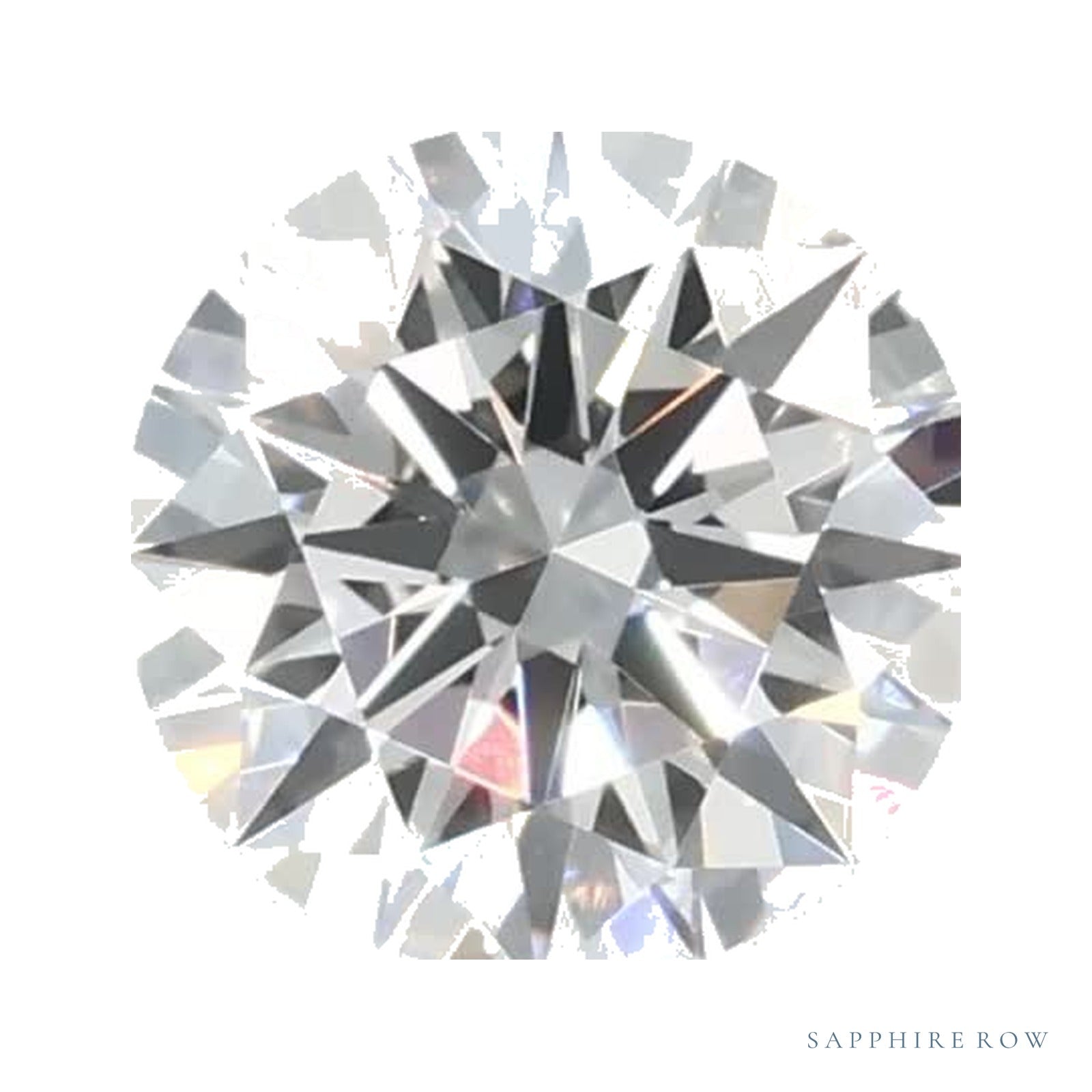 0.58 ct lab-grown diamond, round cut | Sapphire Row · cut4