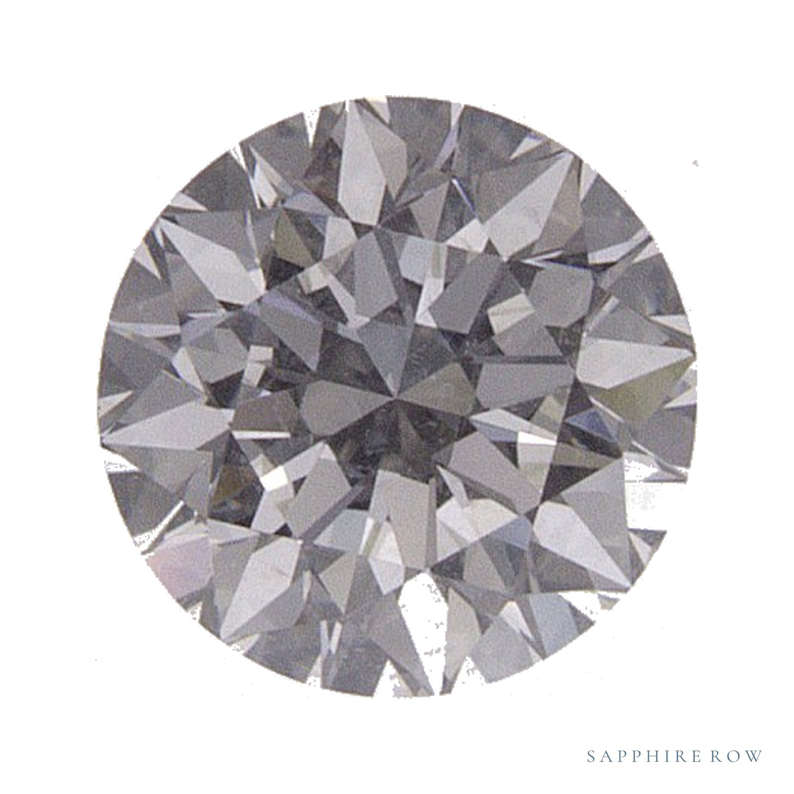 0.57 ct natural diamond, round cut | Sapphire Row · cut4