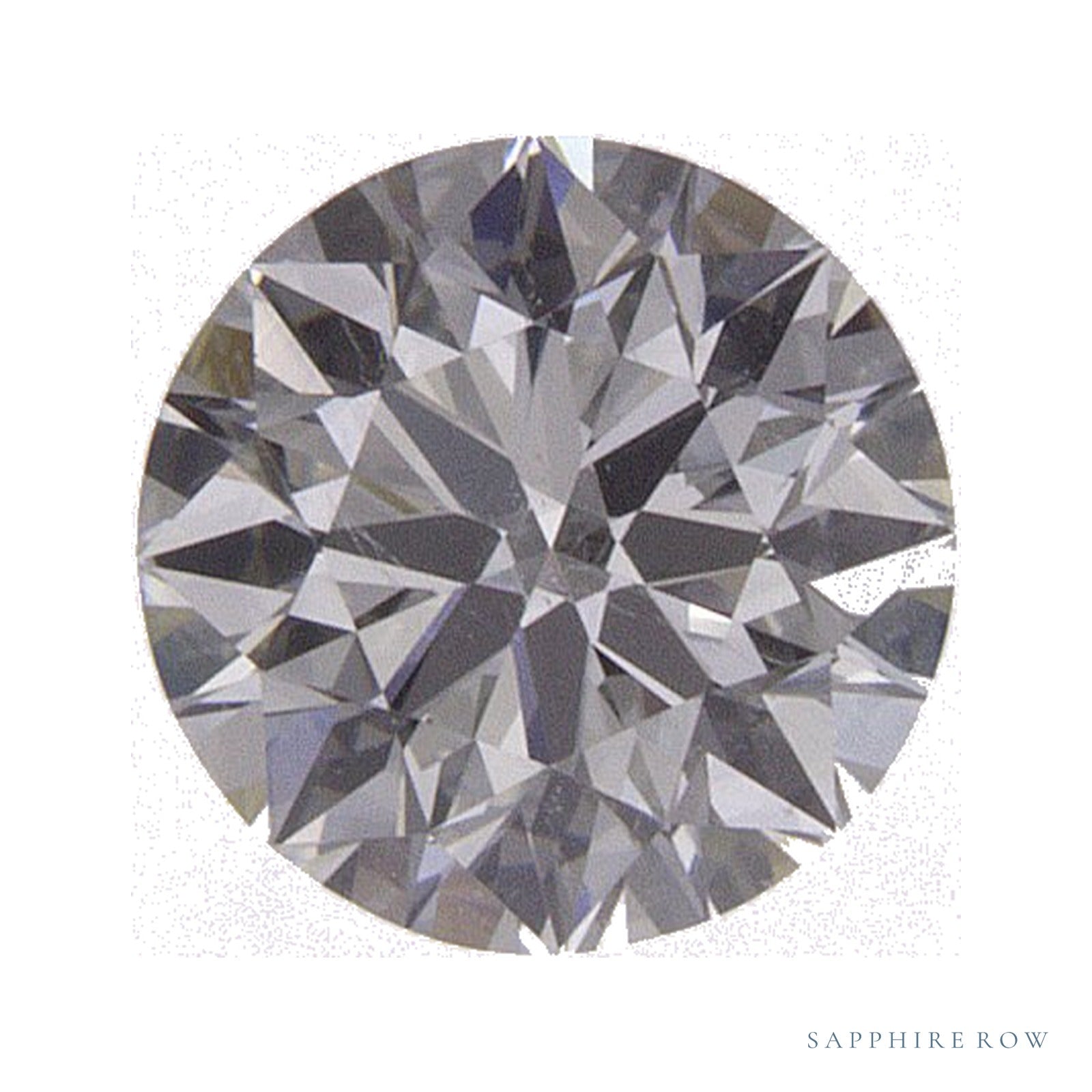 0.57 ct natural diamond, round cut | Sapphire Row · cut4