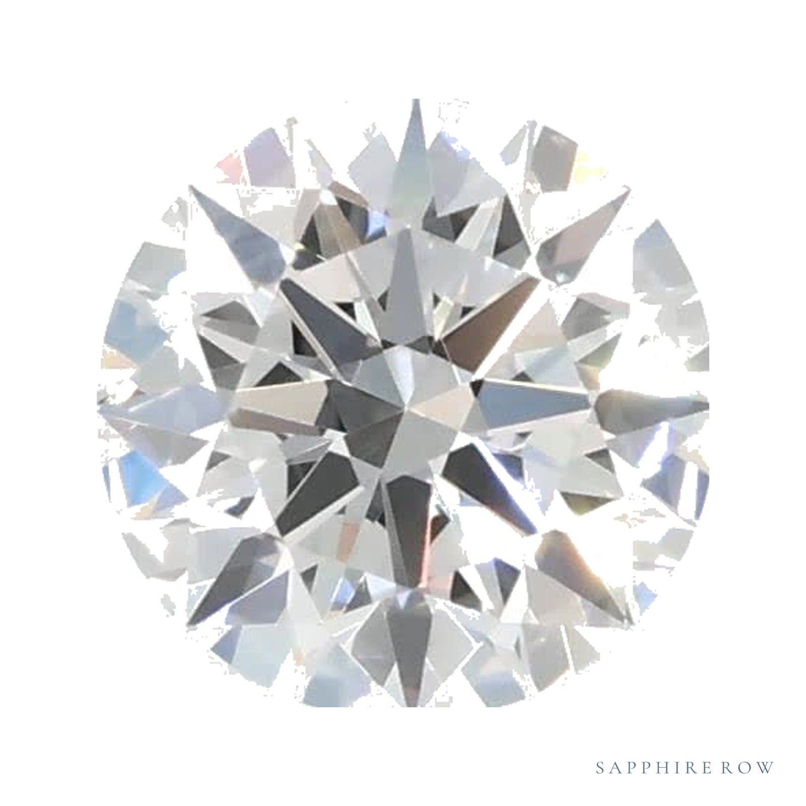 0.57 ct lab-grown diamond, round cut | Sapphire Row · cut4
