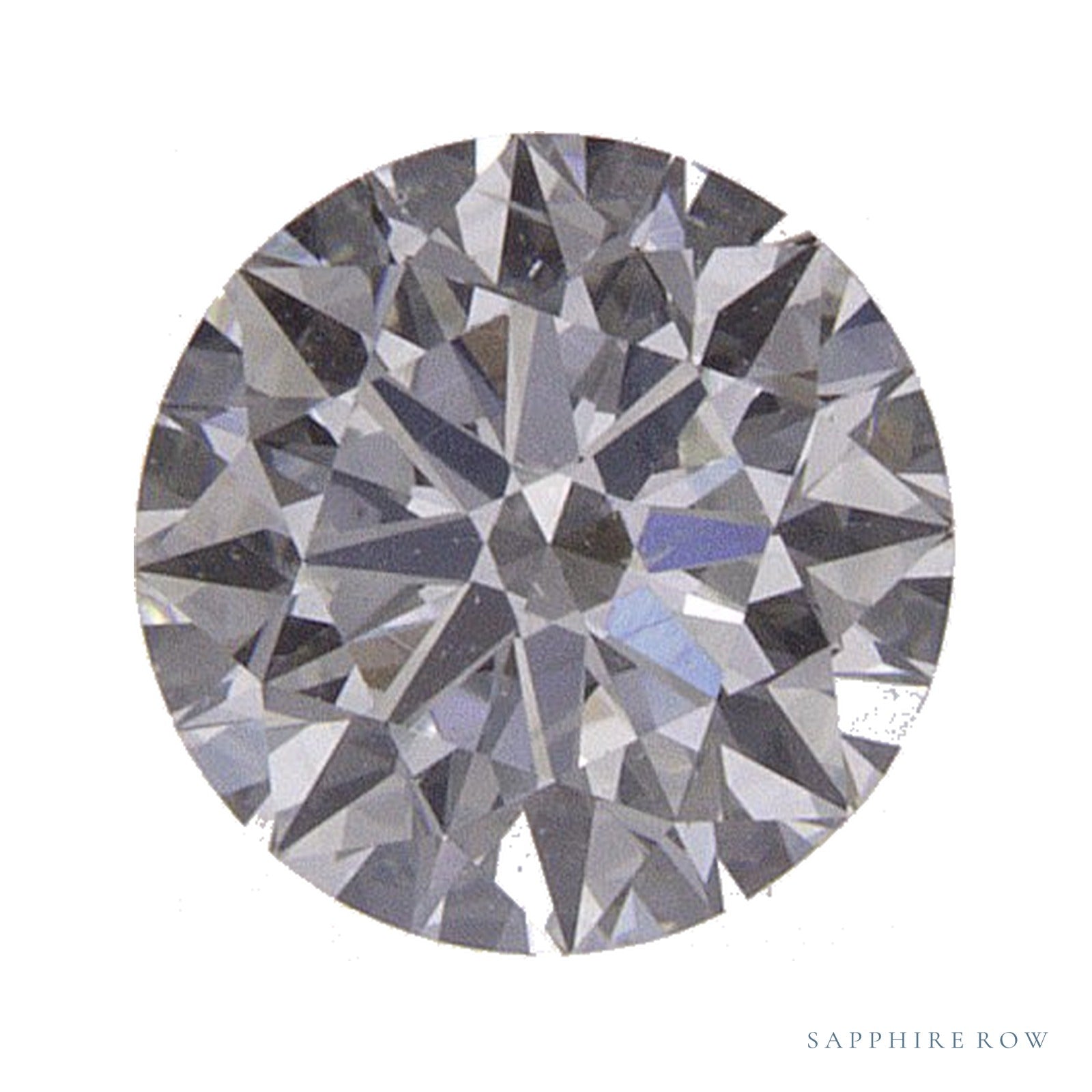 0.56 ct Natural Diamond – H SI2 – Round Cut – GIA Certified — Sapphire Row · cut4