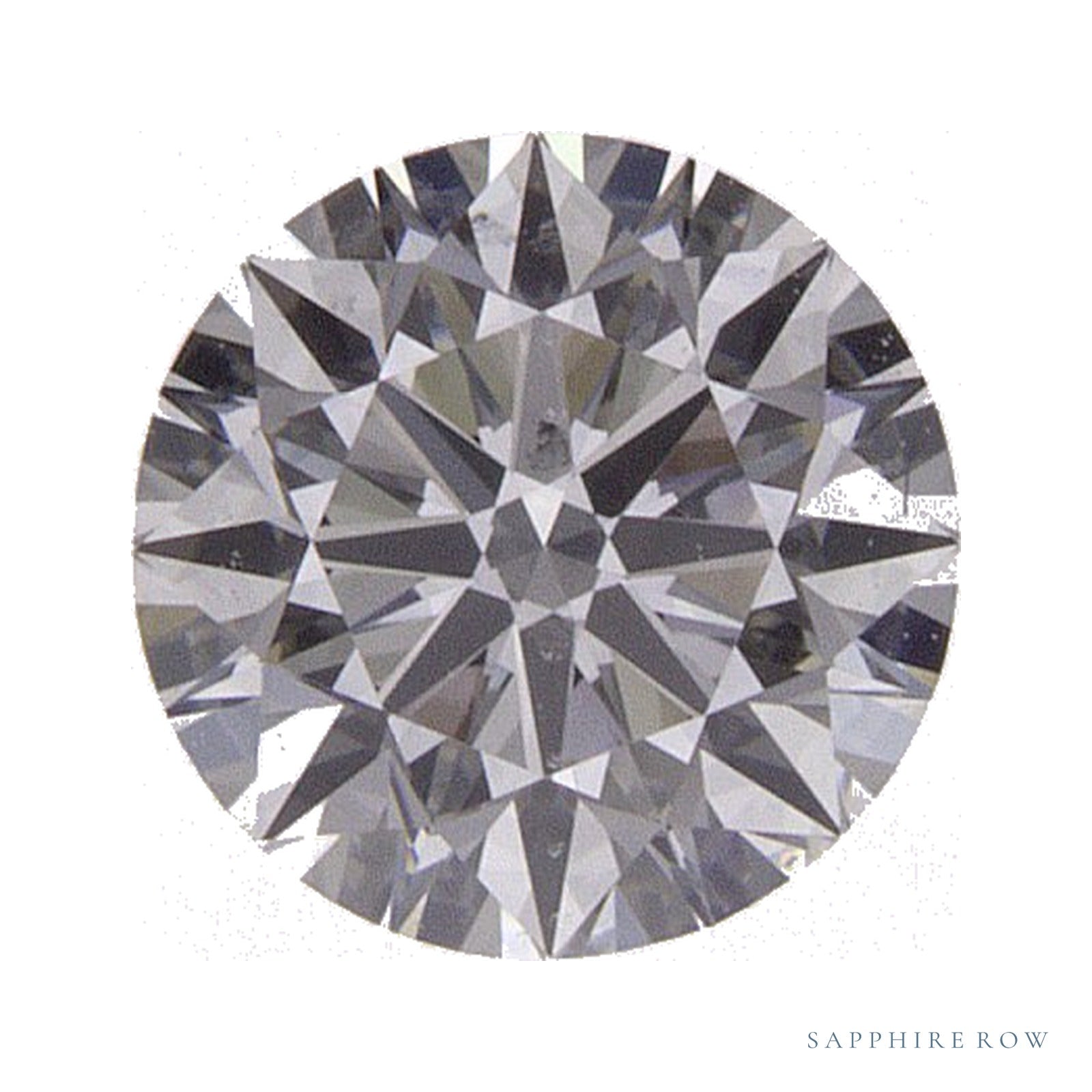 0.56 ct natural diamond, round cut | Sapphire Row · cut4
