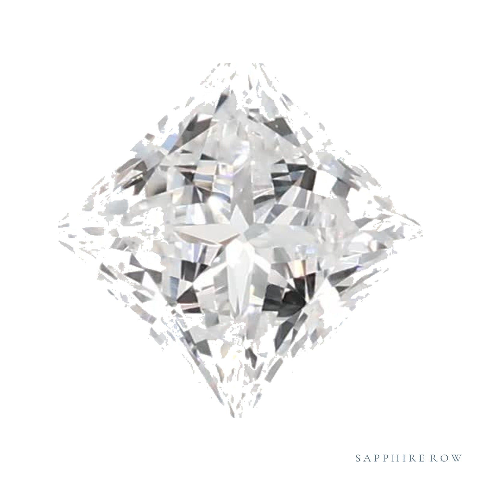 0.56 ct lab-grown diamond, square cut | Sapphire Row · cut4