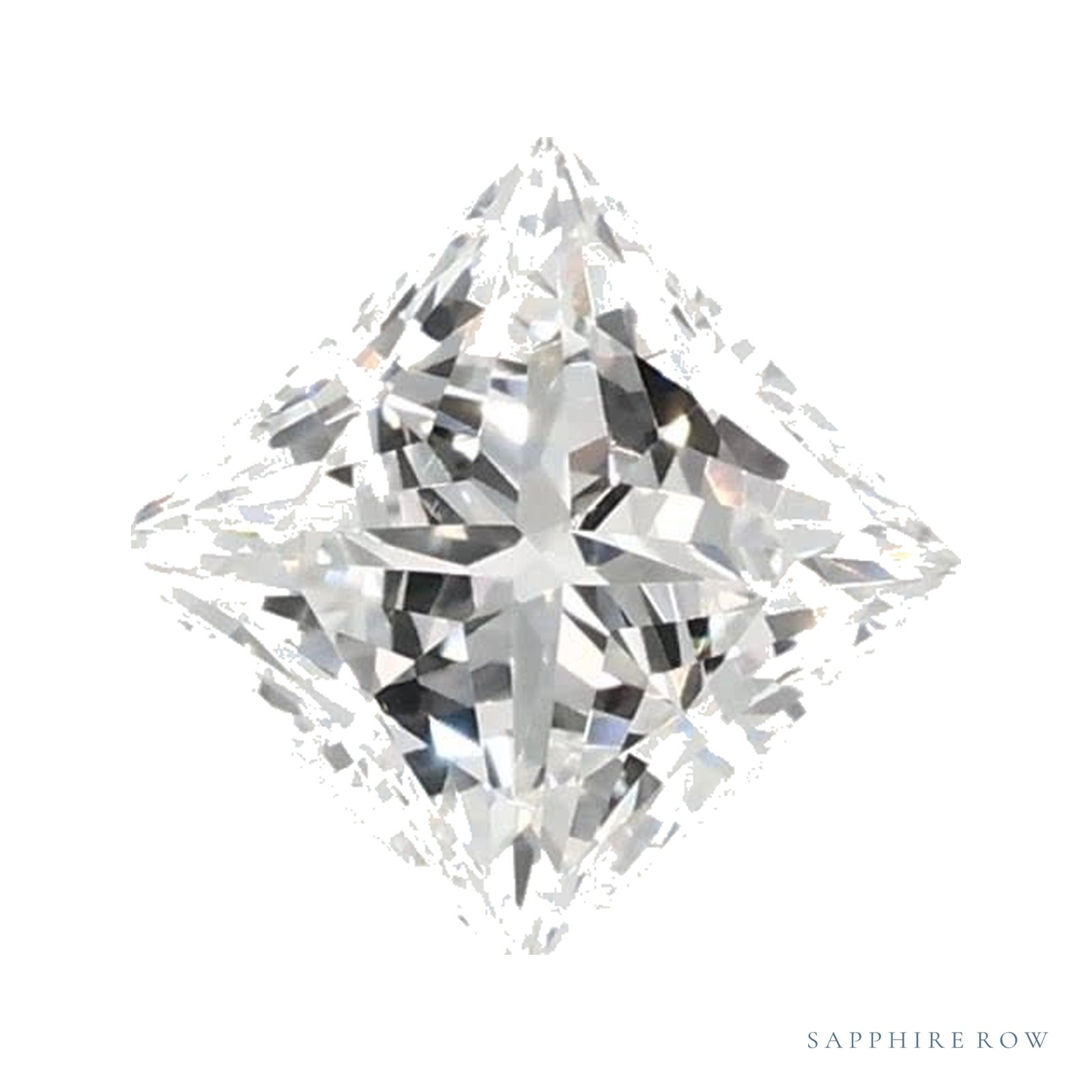 0.56 ct lab-grown diamond, square cut | Sapphire Row · cut4