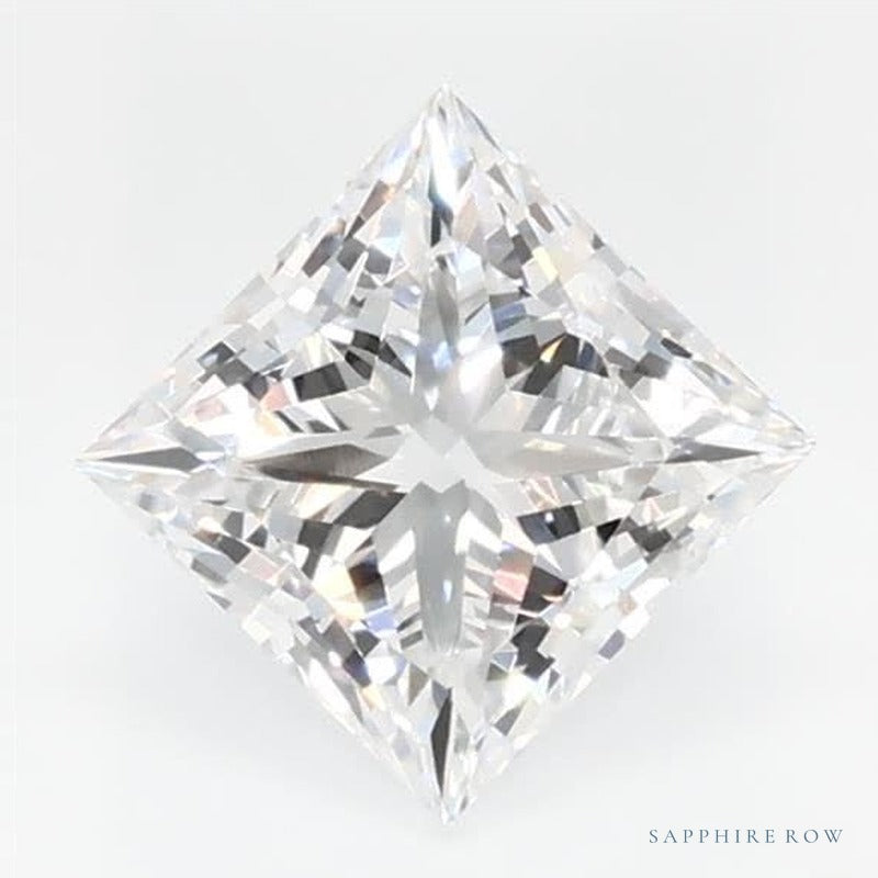 0.55 ct lab-grown diamond, square cut | Sapphire Row · cut7