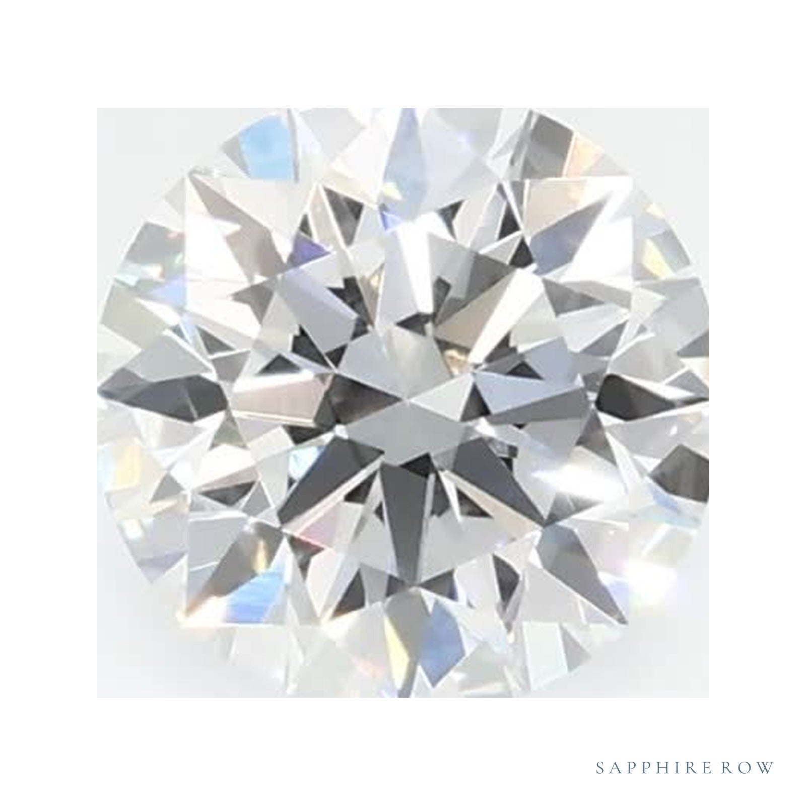 0.55 ct lab-grown diamond, round cut | Sapphire Row · cut4
