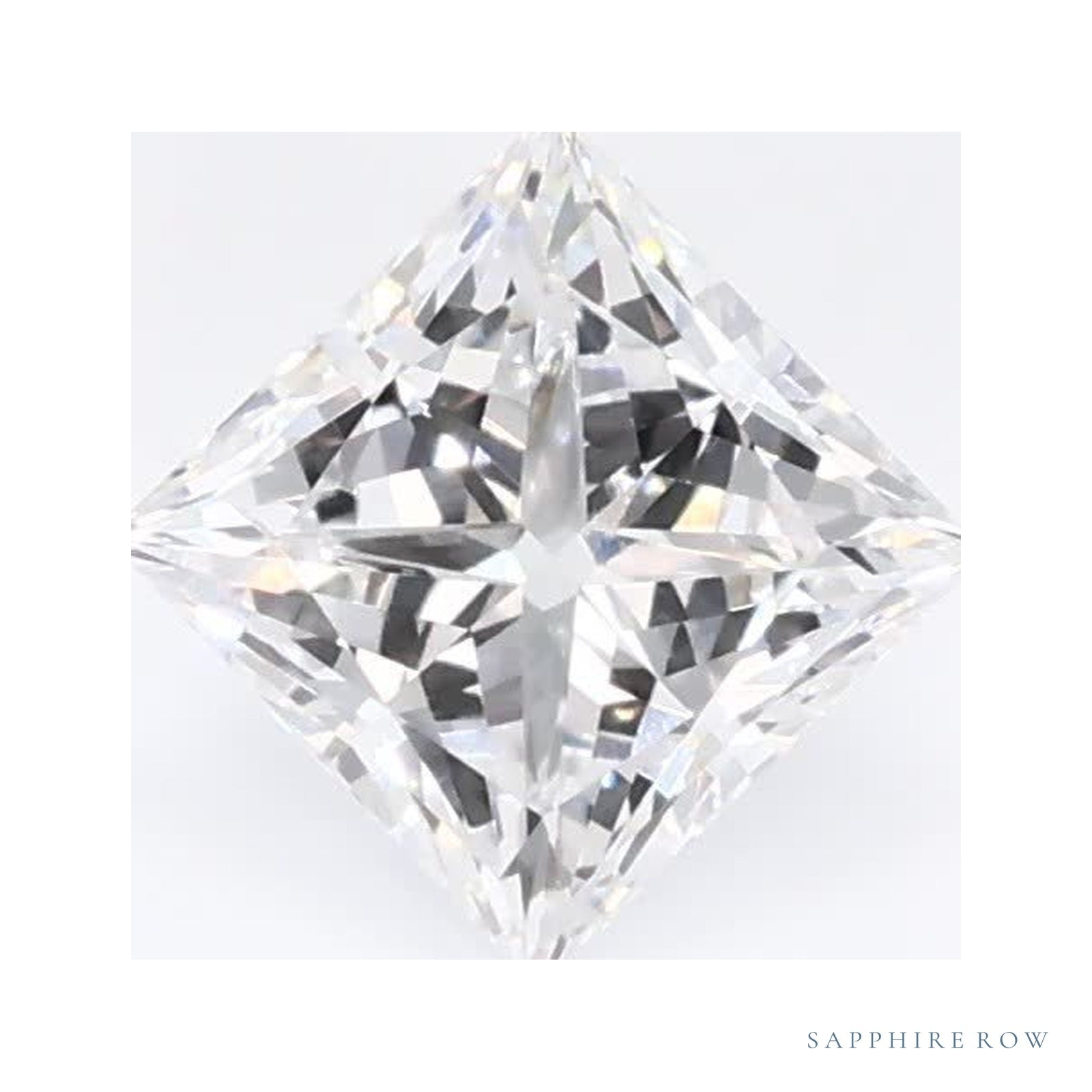 0.53 ct lab-grown diamond, square cut | Sapphire Row · cut4
